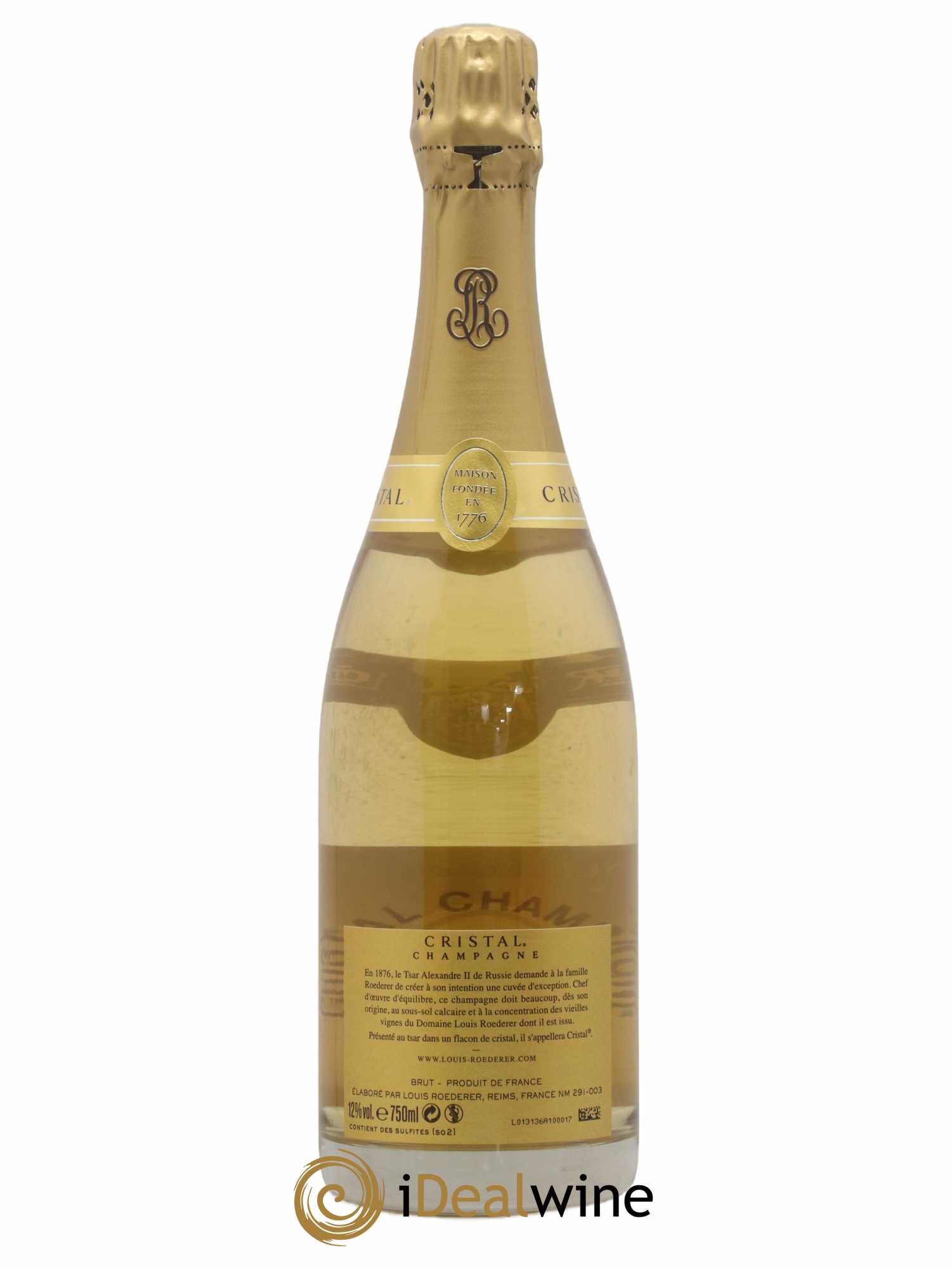 Cristal Louis Roederer 2012 - Lot de 1 bouteille - 2