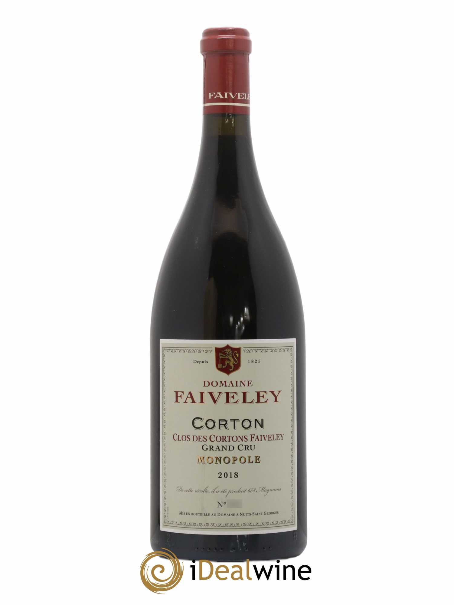 Corton Grand Cru Clos des Cortons Faiveley 2018 - Lot de 1 magnum - 1