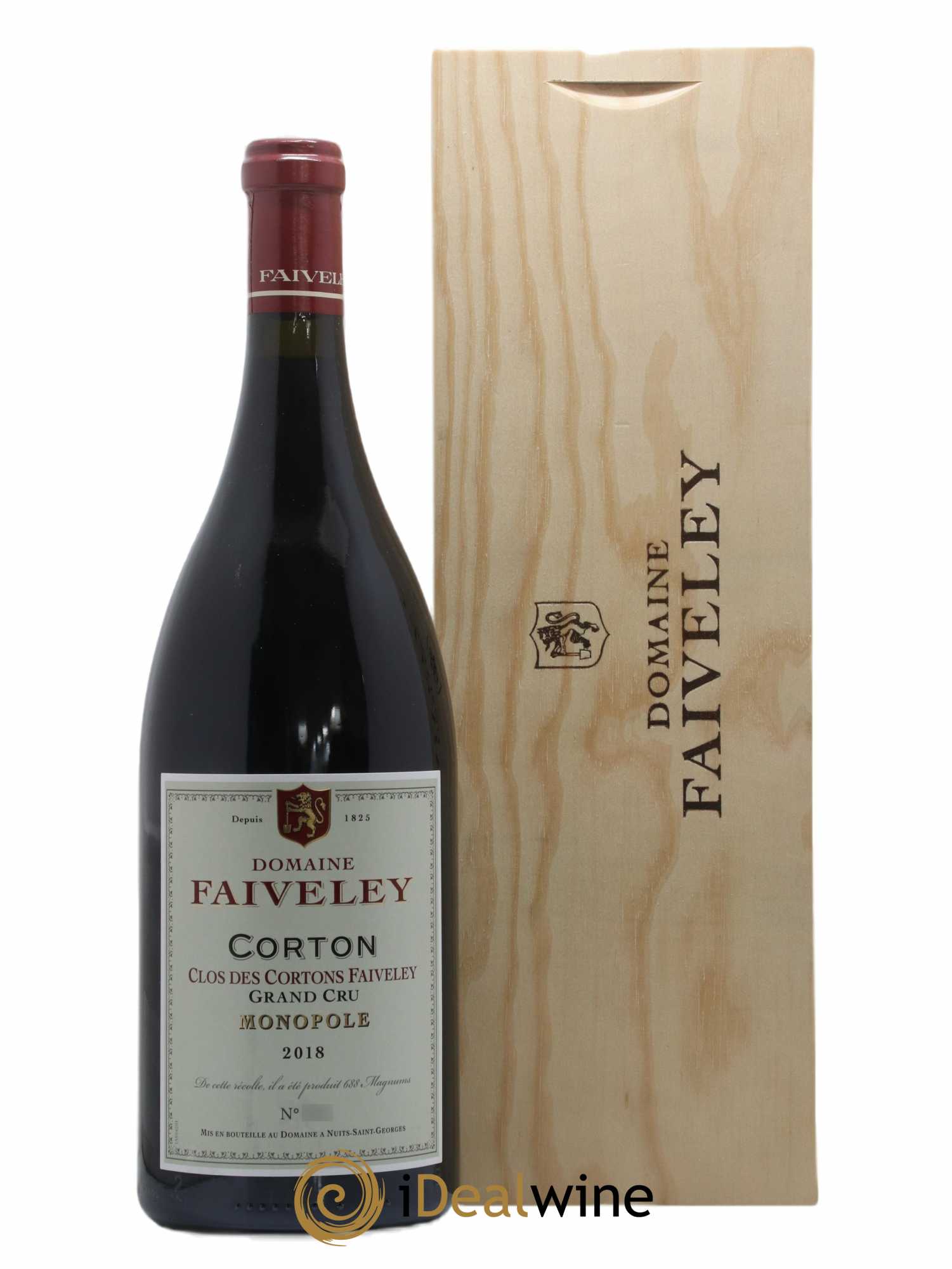 Corton Grand Cru Clos des Cortons Faiveley 2018 - Lot de 1 magnum - 0
