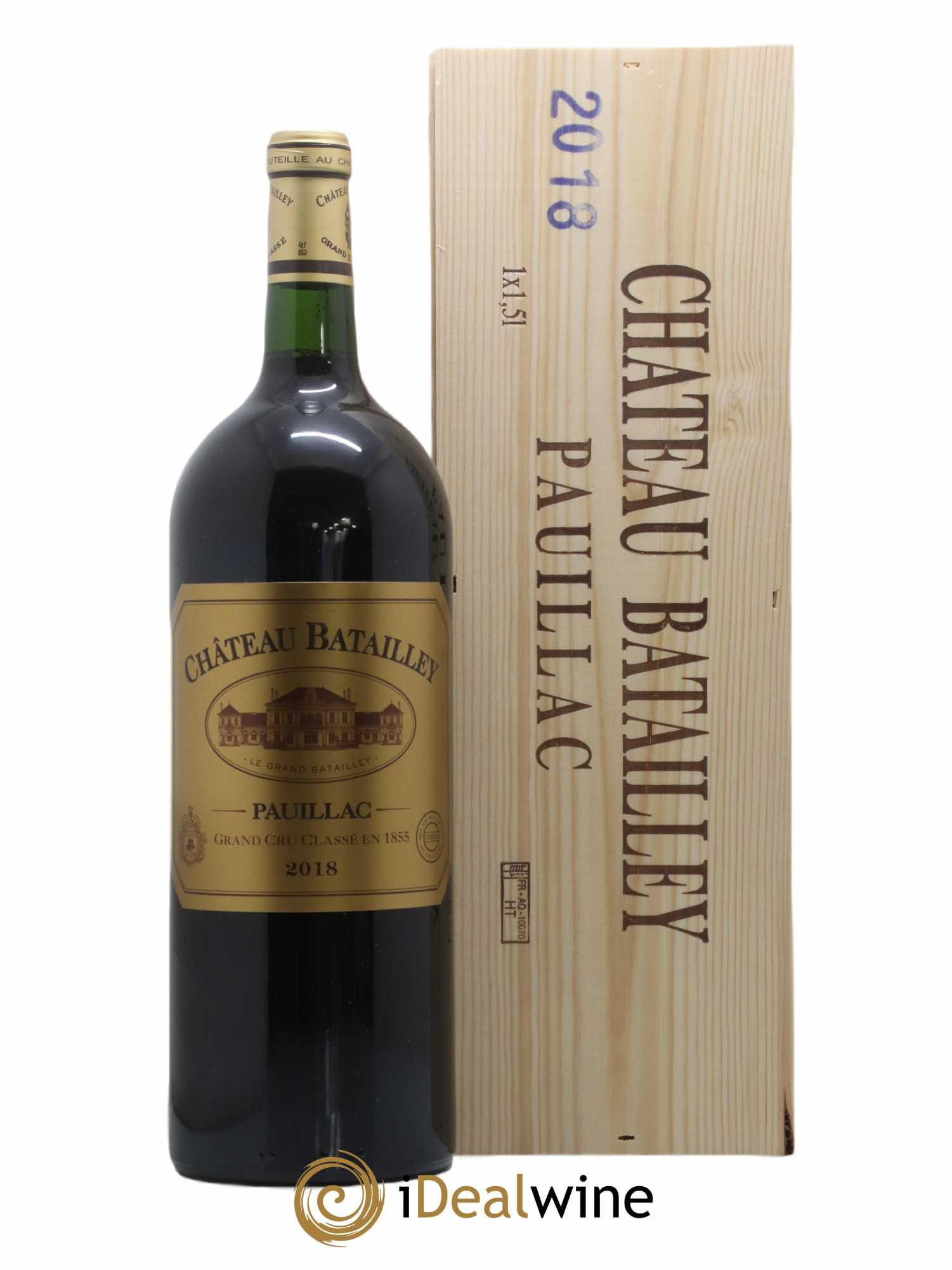 Château Batailley 5ème Grand Cru Classé 2018 - Lot de 1 magnum - 0