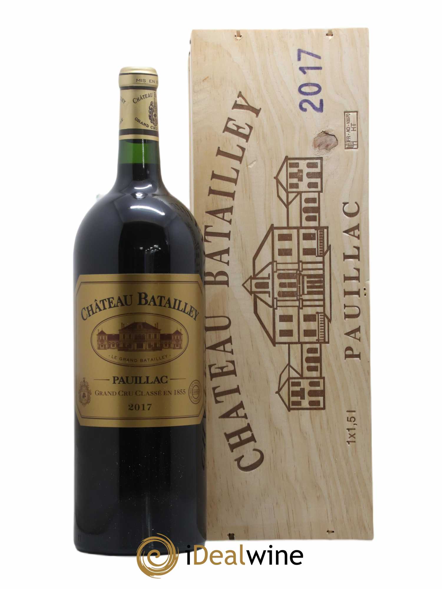 Château Batailley 5ème Grand Cru Classé 2017 - Lot de 1 magnum - 0