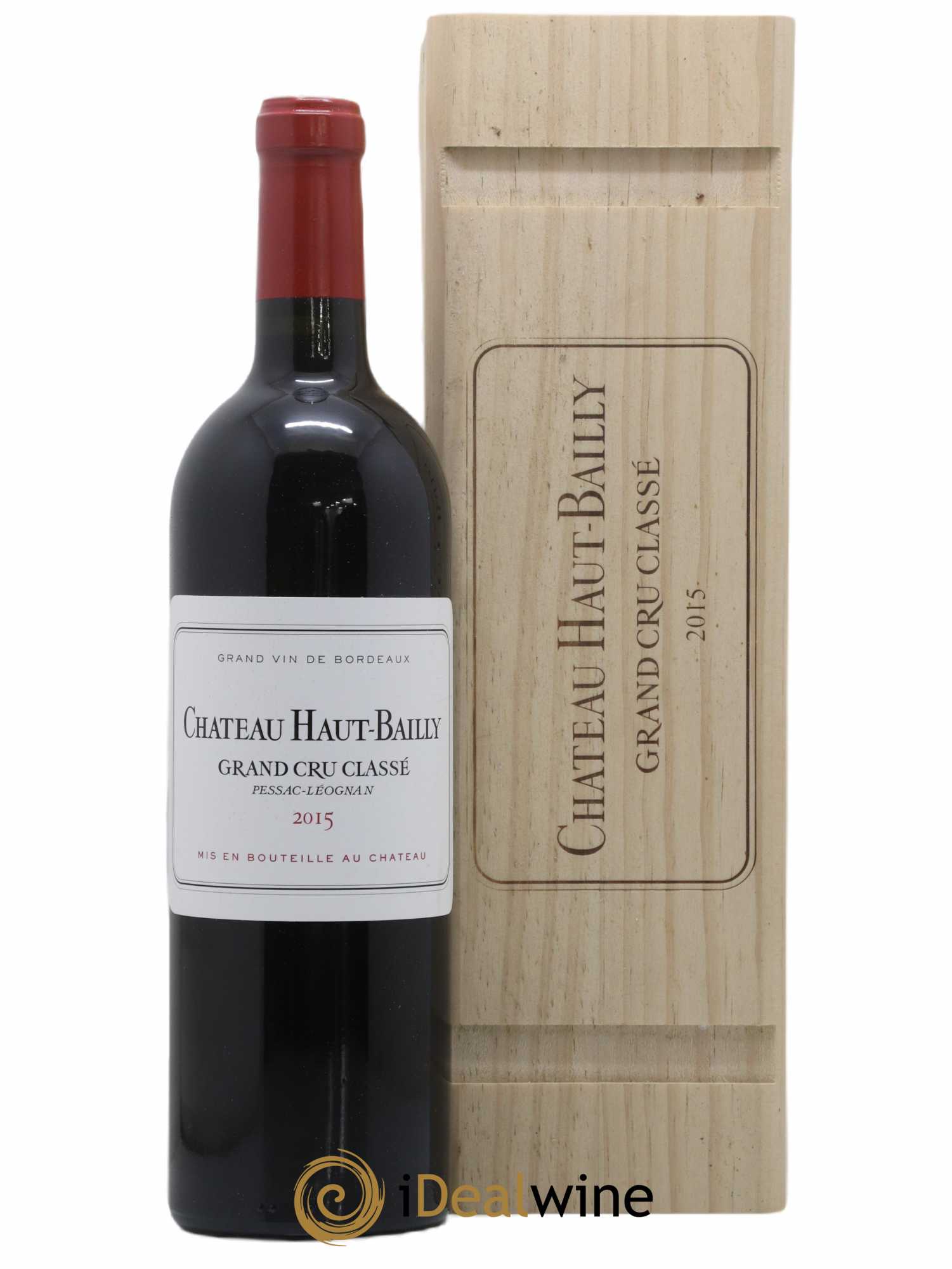 Château Haut-Bailly Cru Classé de Graves 2015 - Lot de 1 bouteille - 0