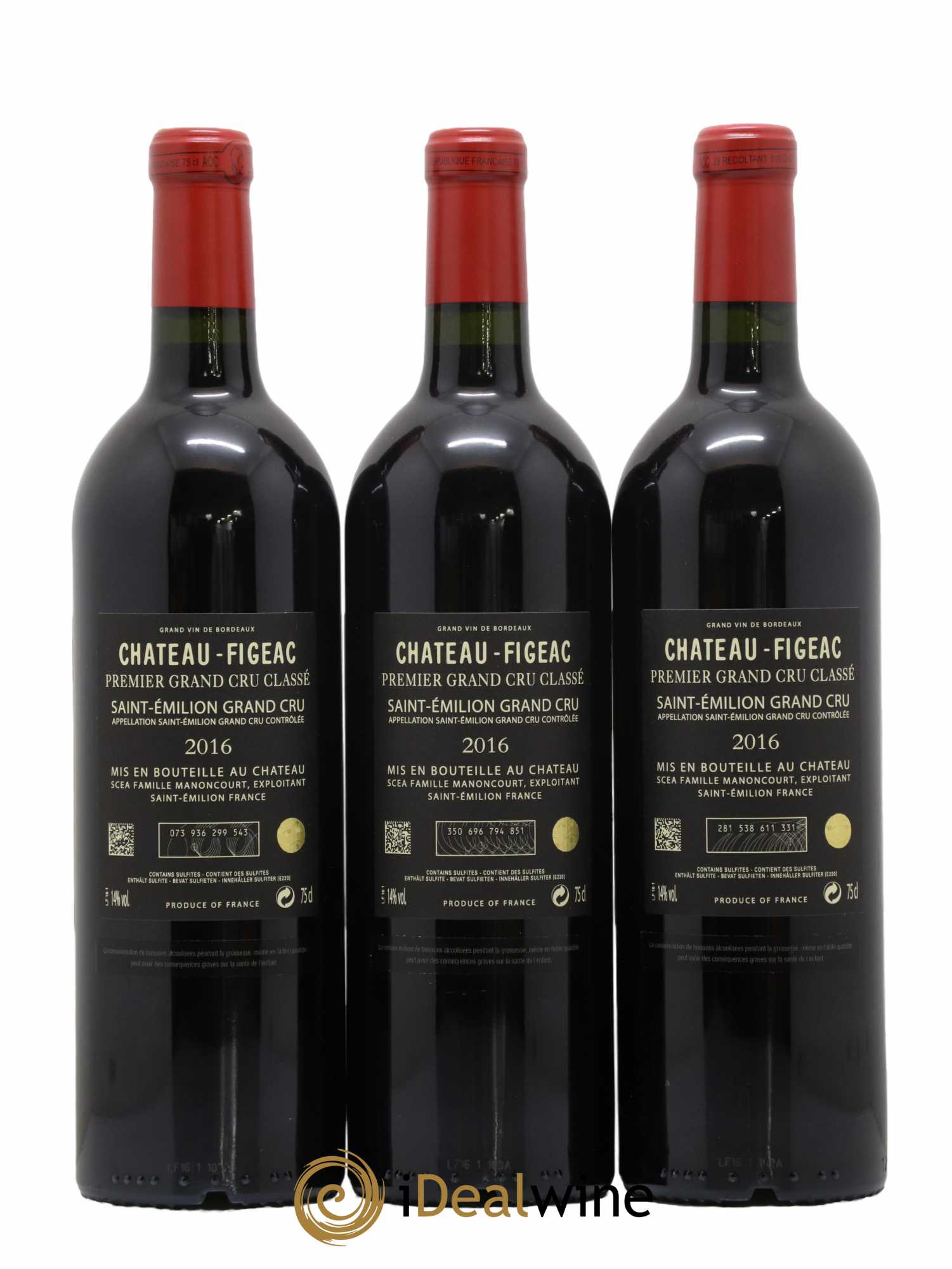 Château Figeac 1er Grand Cru Classé A 2016 - Lot de 12 bouteilles - 4