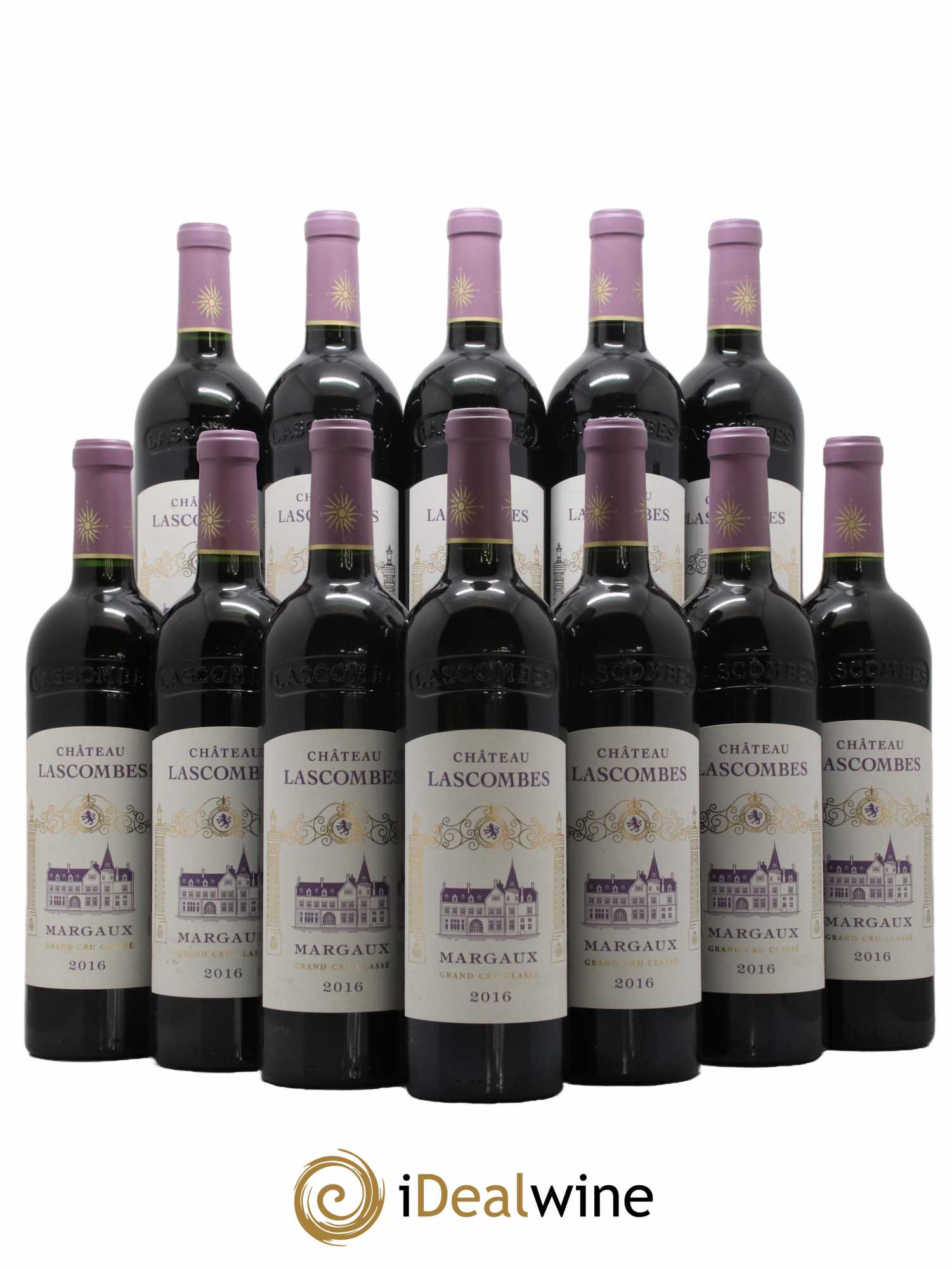 Château Lascombes 2ème Grand Cru Classé 2016 - Lot de 12 bouteilles - 0