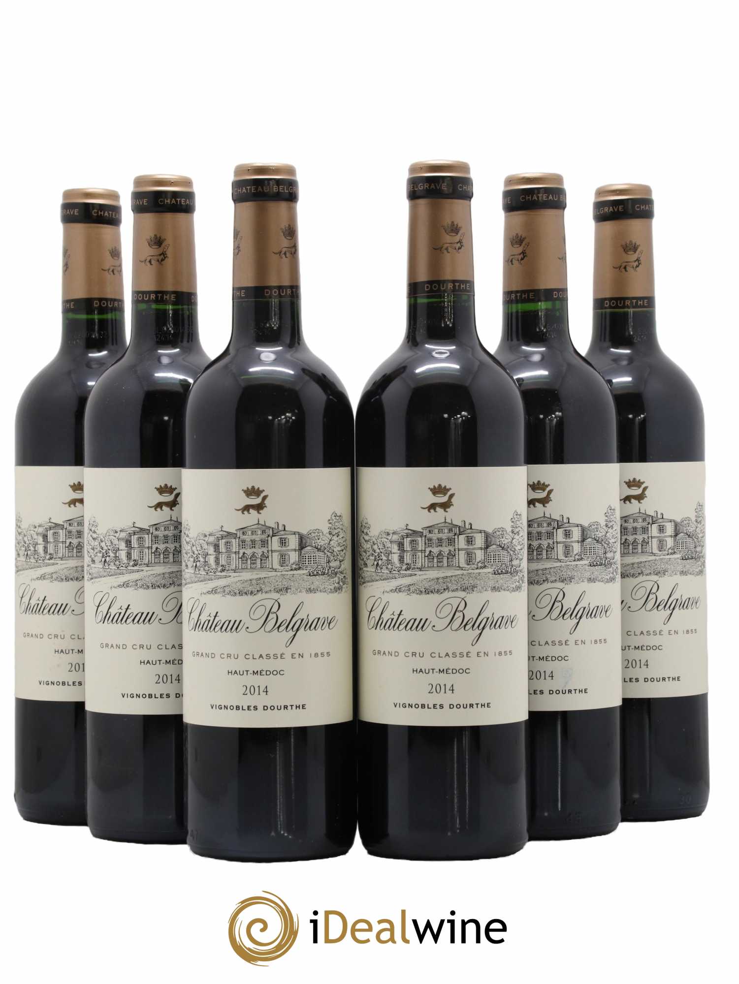 Château Belgrave 5ème Grand Cru Classé 2014 - Lot de 6 bouteilles - 0
