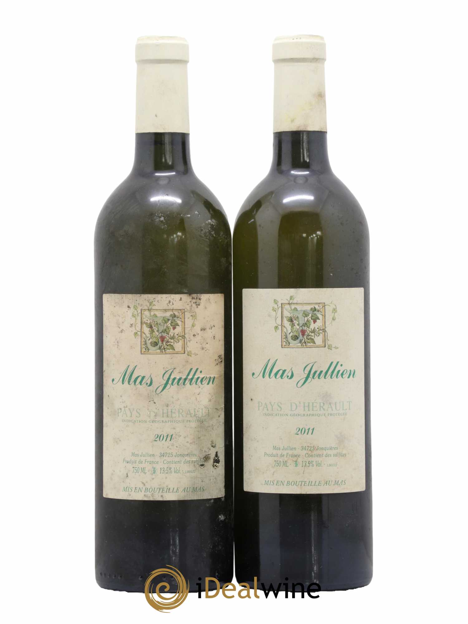 Pays d'Hérault Mas Jullien Olivier Jullien 2011 - Lot de 2 bouteilles - 0