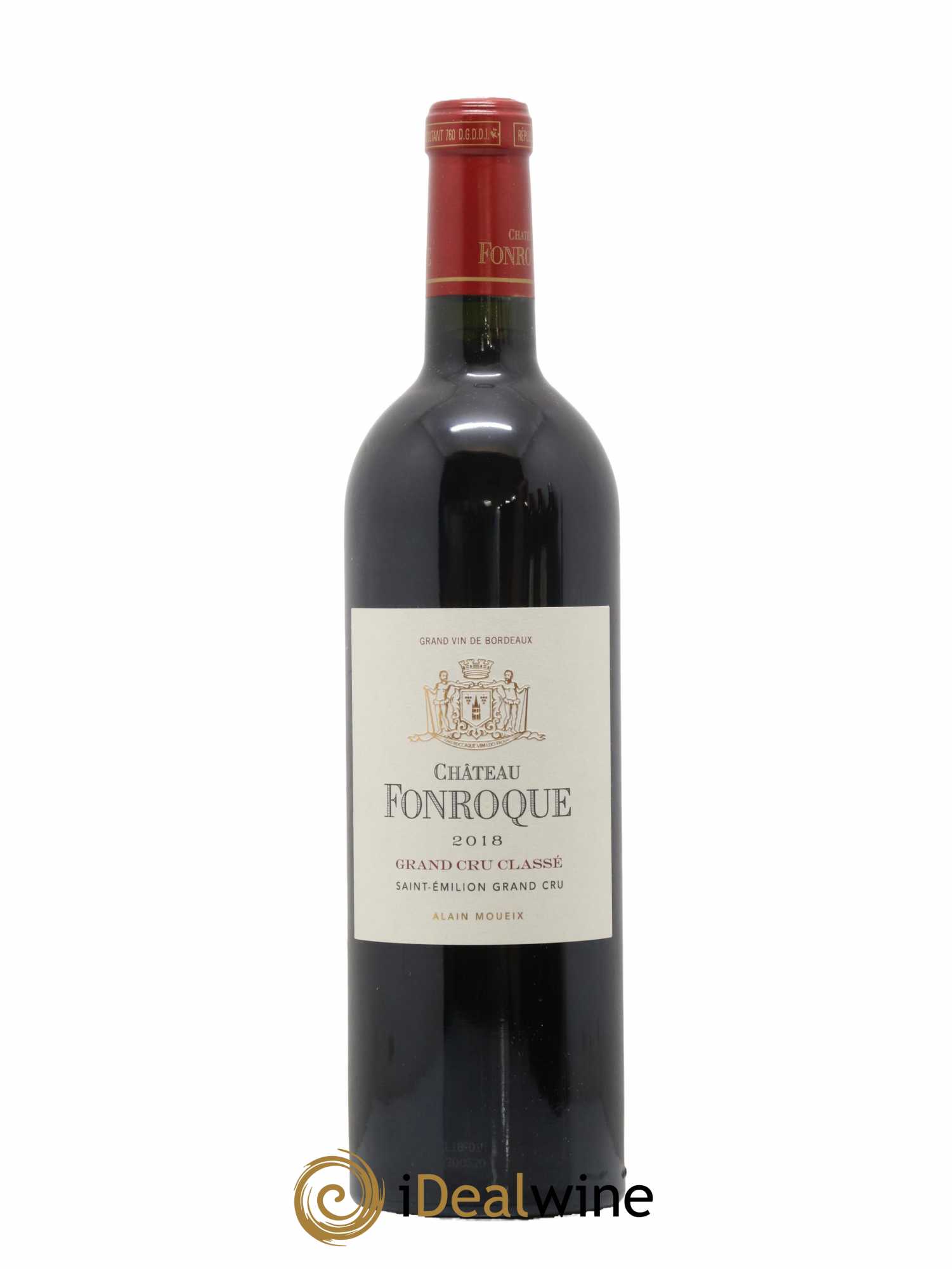 Château Fonroque Grand Cru Classé 2018 - Lot de 1 bouteille - 0