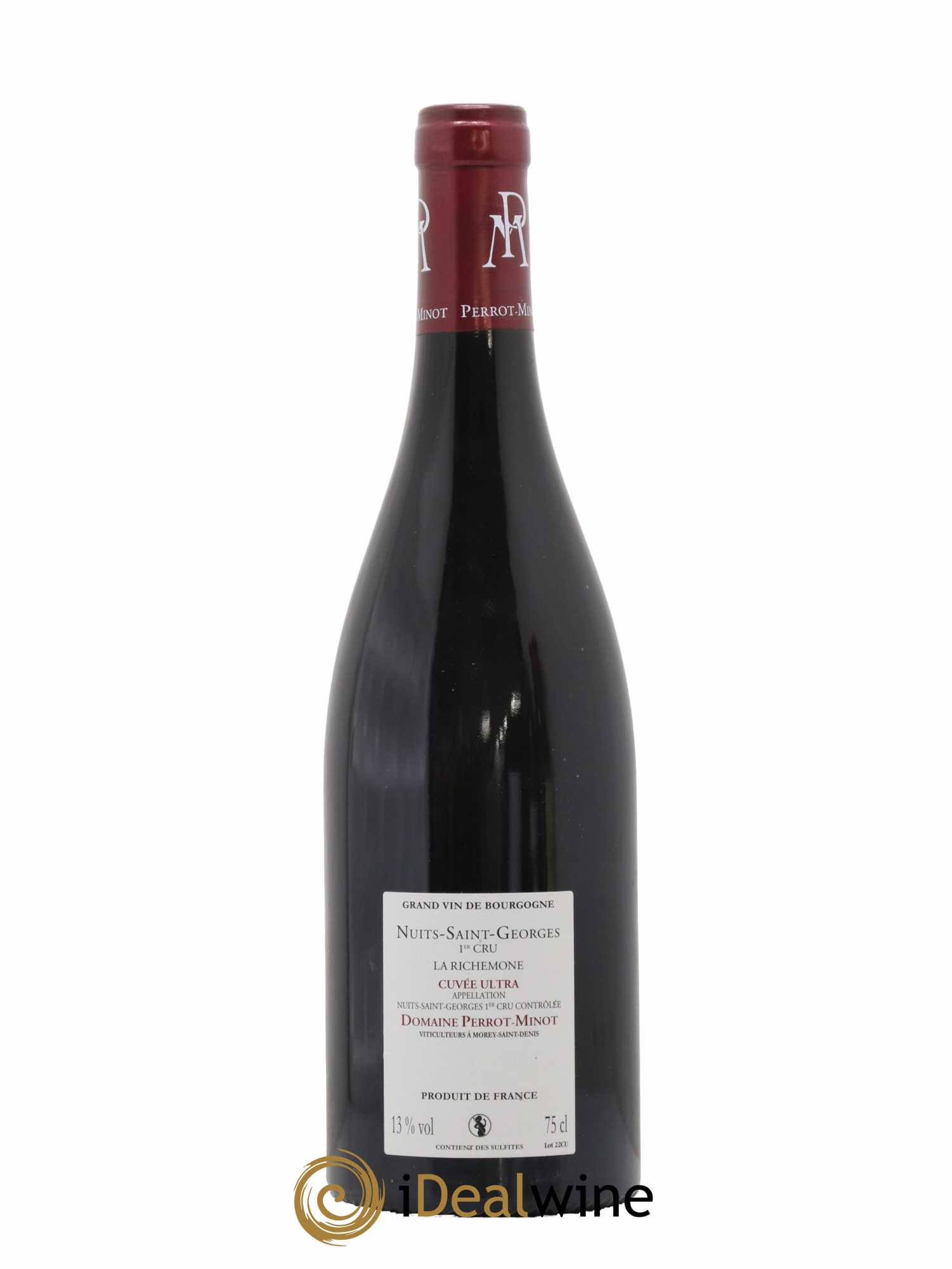 Nuits-Saint-Georges 1er Cru La Richemone Cuvée Ultra Vieilles Vignes Perrot-Minot 2015 - Lot de 1 bouteille - 1