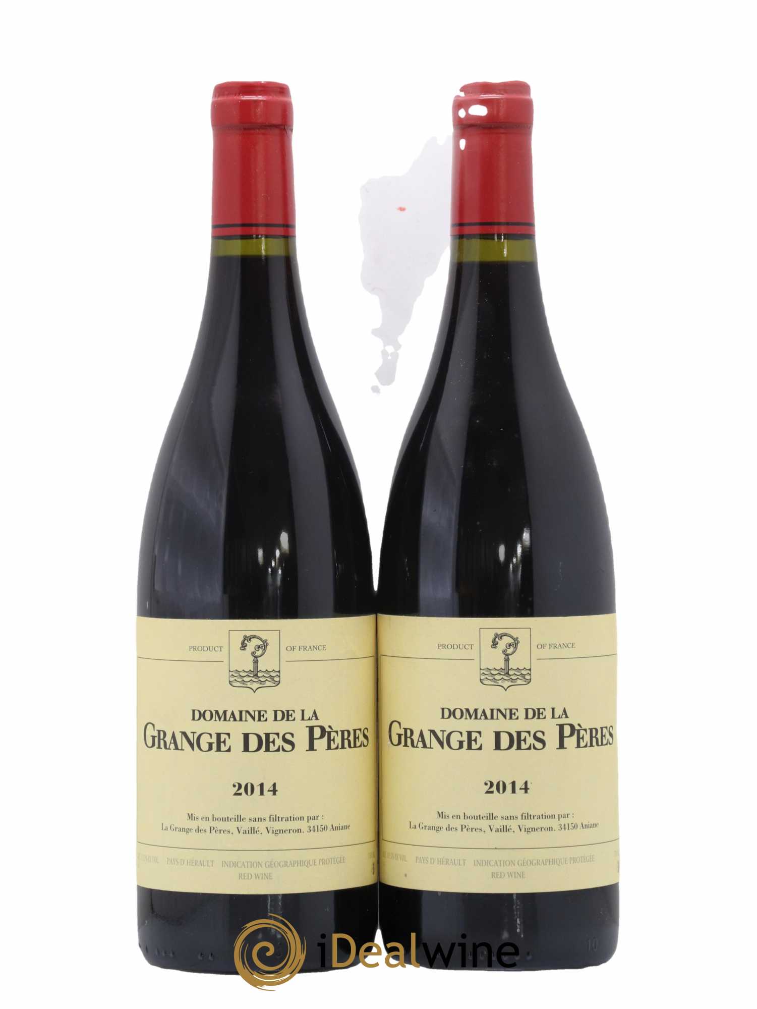 Pays d'Hérault Grange des Pères Laurent Vaillé 2014 - Lot de 2 bouteilles - 0