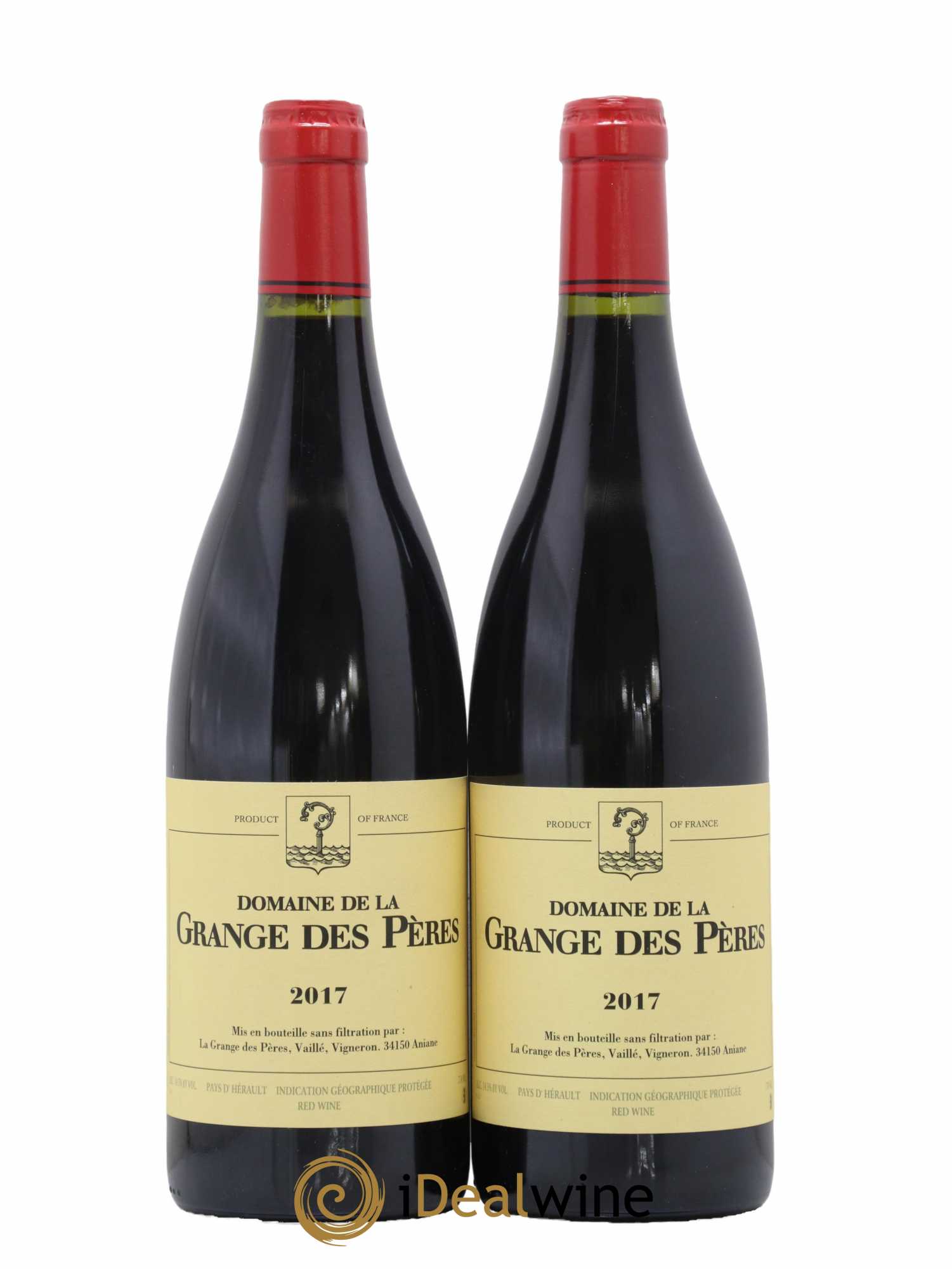 Pays d'Hérault Grange des Pères Laurent Vaillé 2017 - Lot de 2 bouteilles - 0