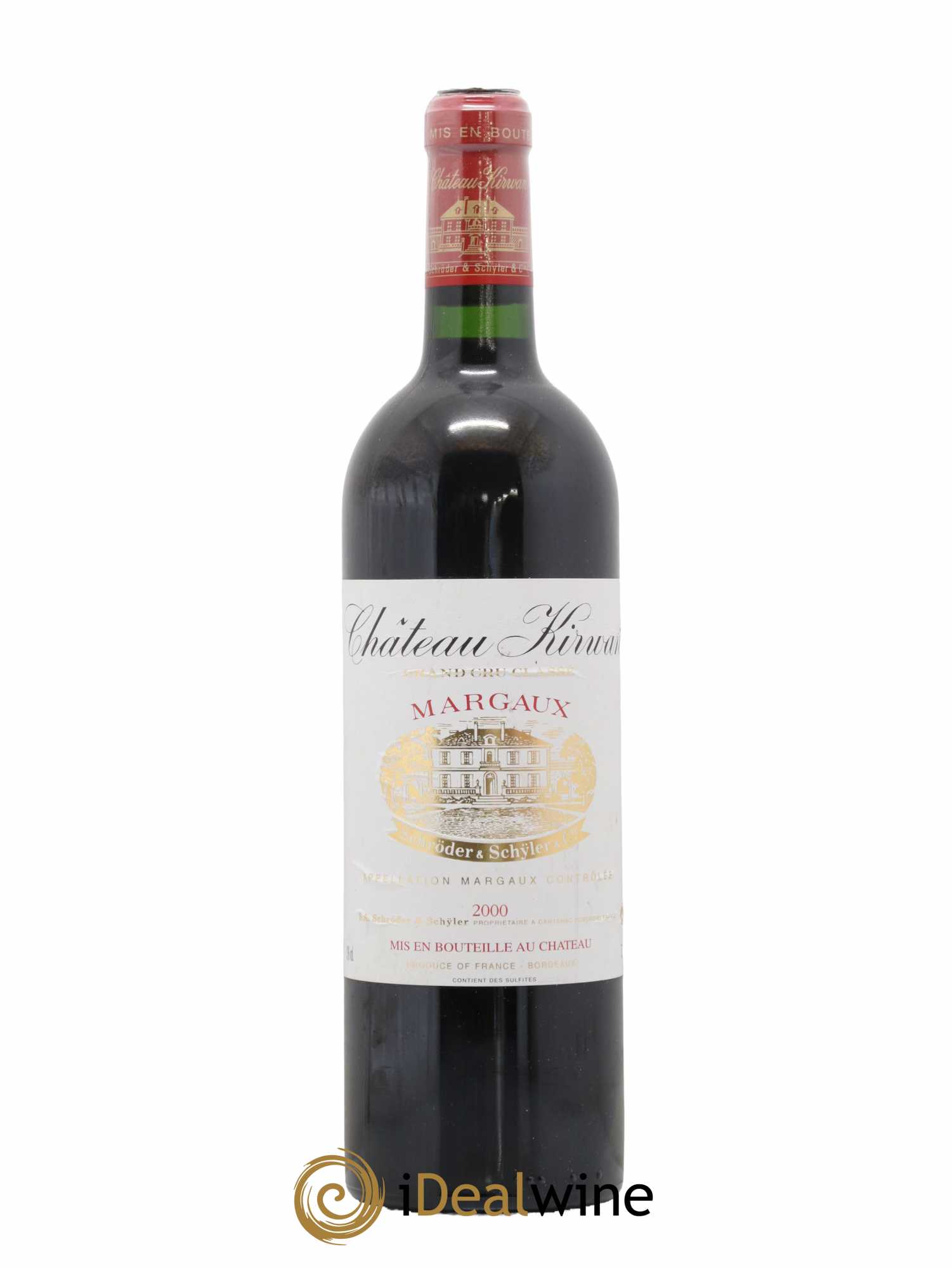 Château Kirwan 3ème Grand Cru Classé 2000 - Lot de 1 bouteille - 0