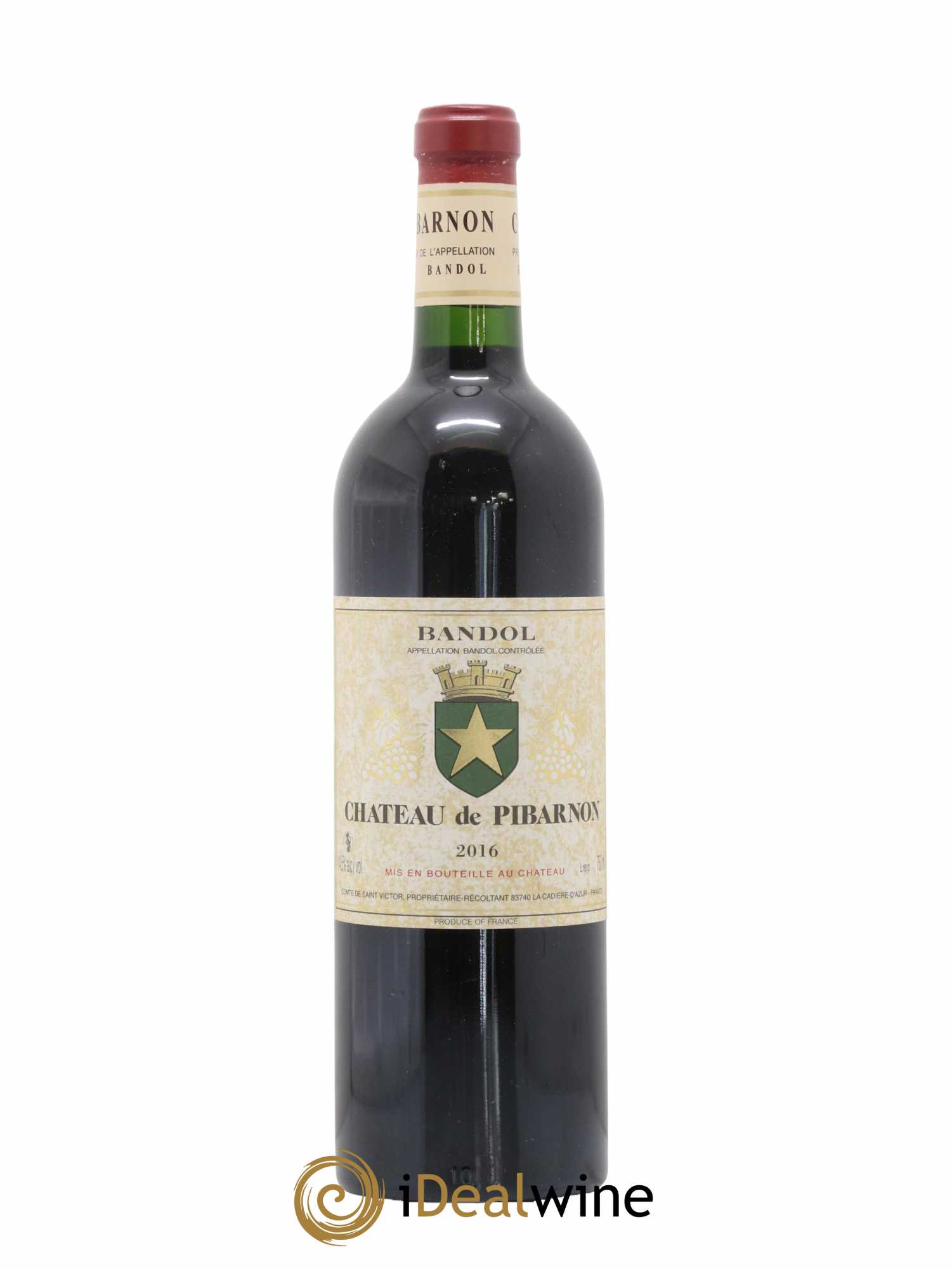 Bandol Château de Pibarnon Comte de Saint-Victor 2016 - Lot de 1 bouteille - 0