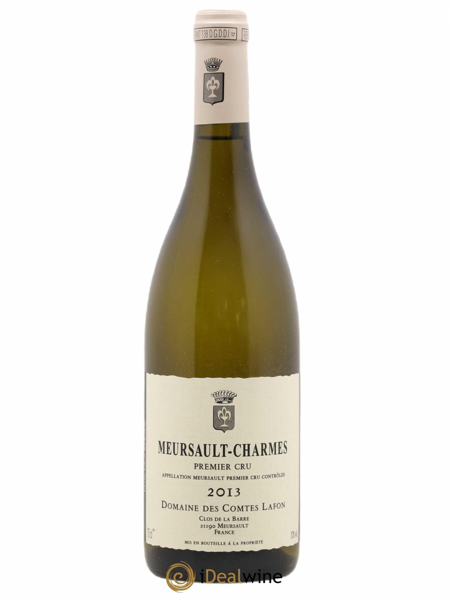 Meursault 1er Cru Charmes Comtes Lafon (Domaine des) 2013 - Lot de 1 bouteille - 0