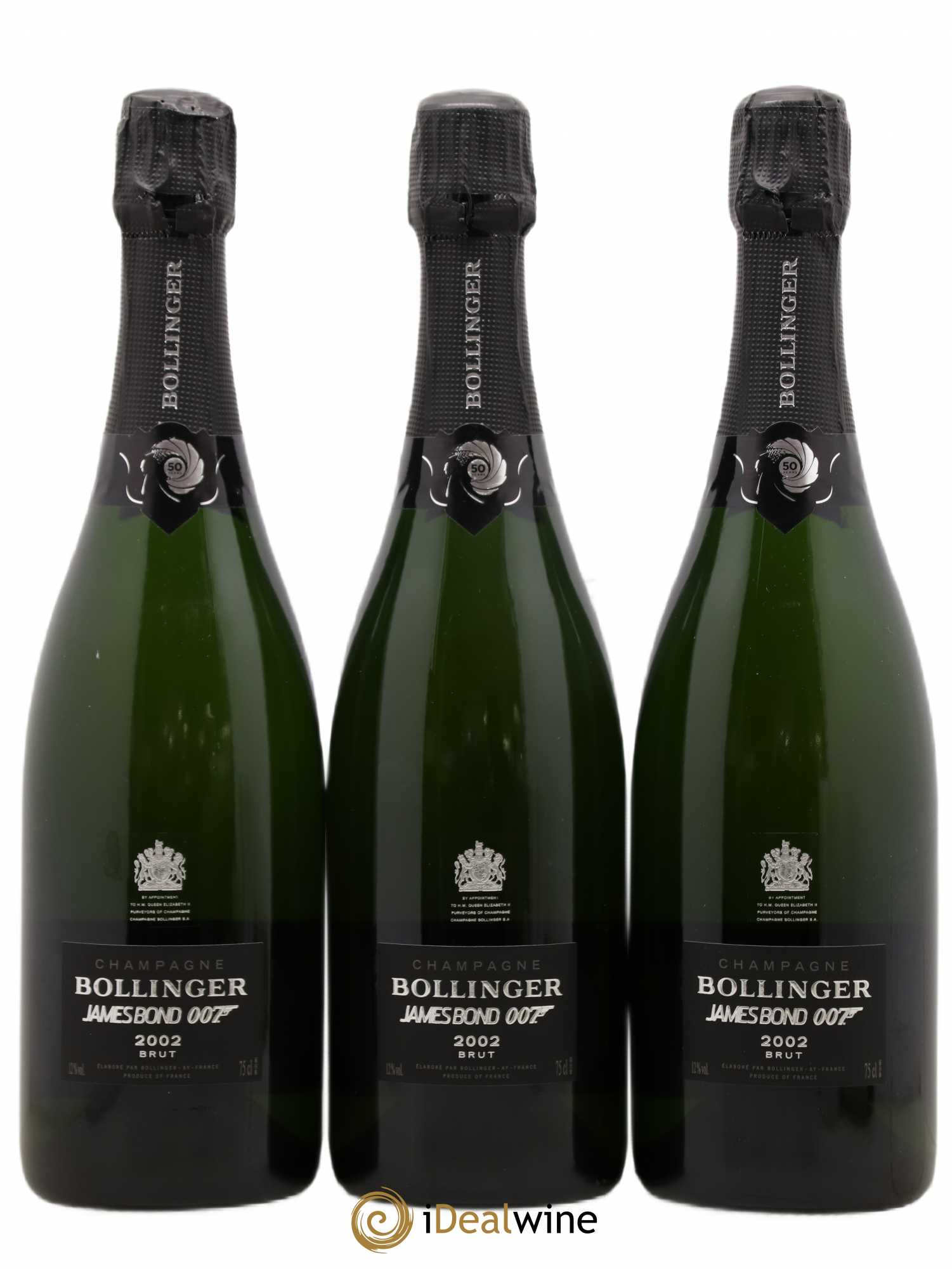 James Bond 007 Bollinger 2002 - Posten von 3 Flaschen - 1