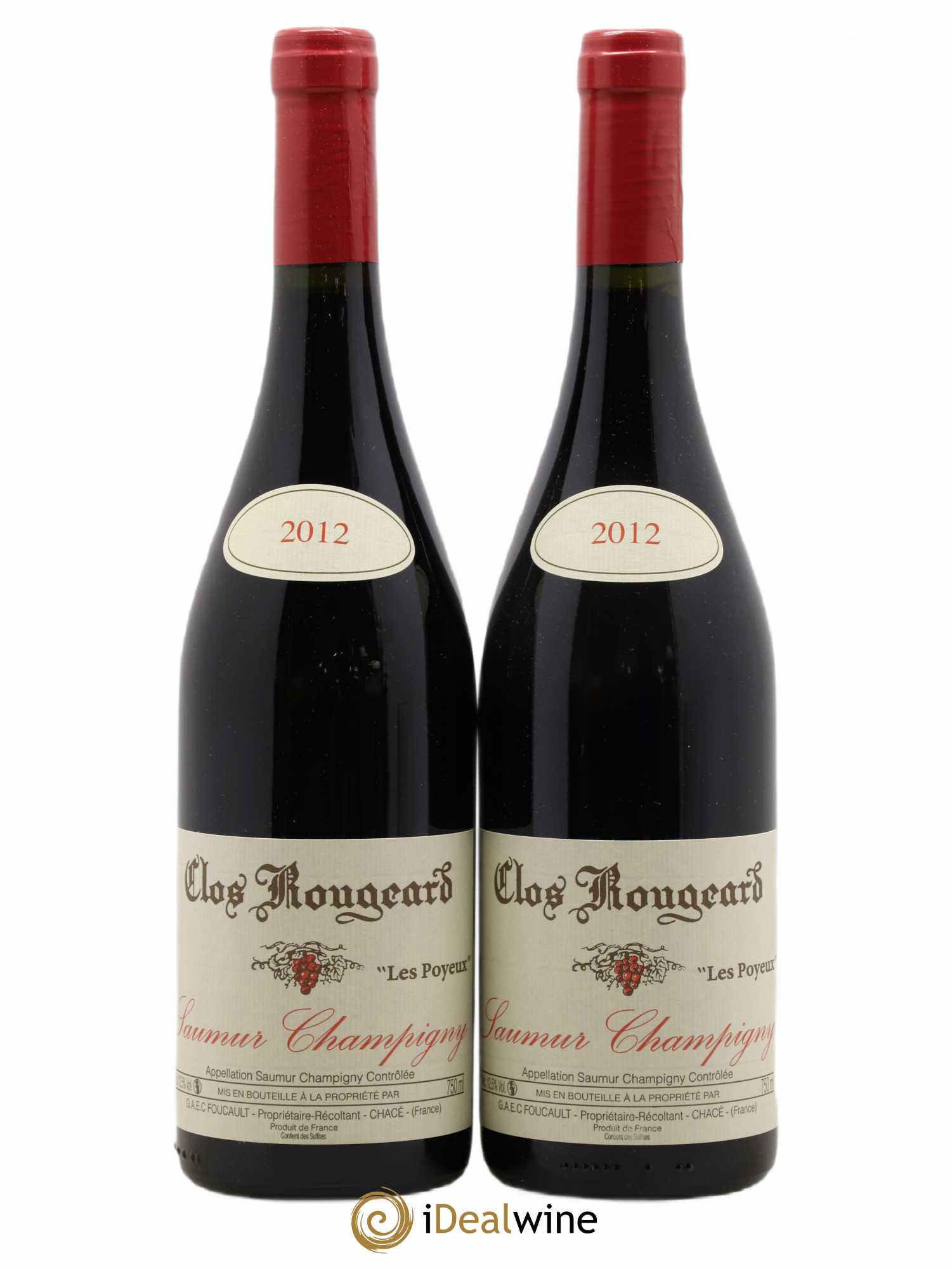 Saumur-Champigny Les Poyeux Clos Rougeard 2012 - Lot de 2 bouteilles - 0