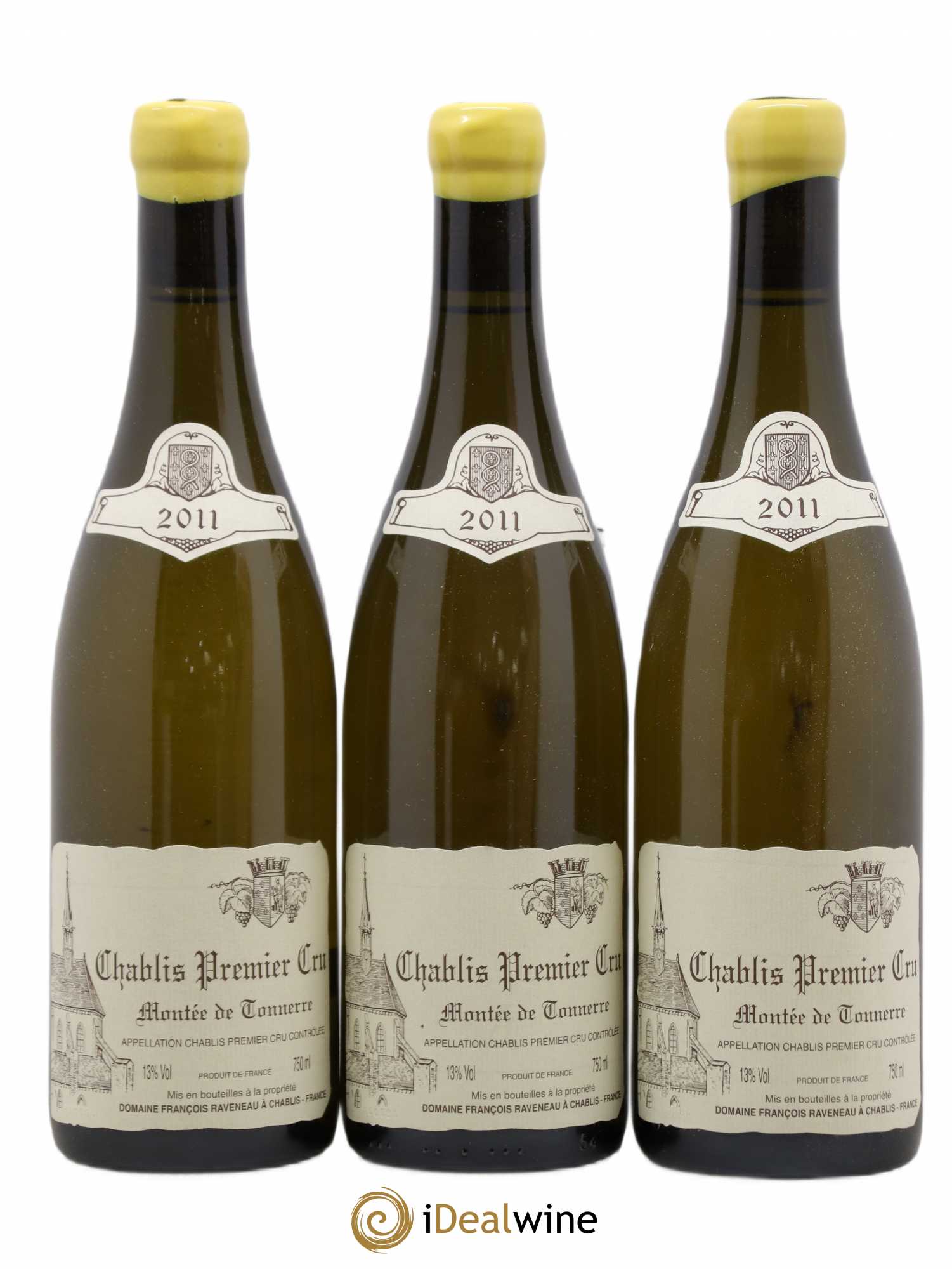 Chablis 1er Cru Montée de Tonnerre Raveneau (Domaine) 2011 - Lot de 3 bouteilles - 0