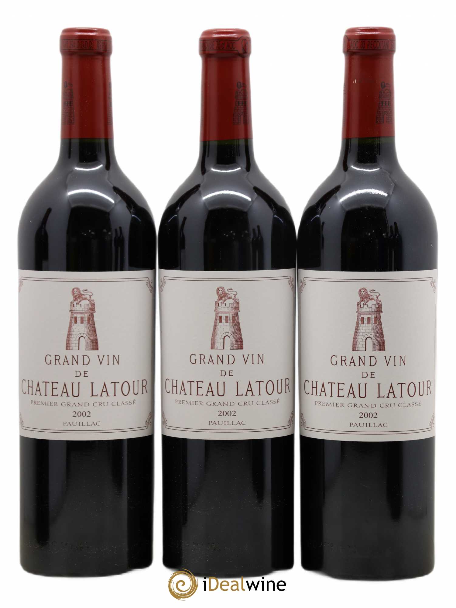 Château Latour 1er Grand Cru Classé 2002 - Lot de 6 bouteilles - 1