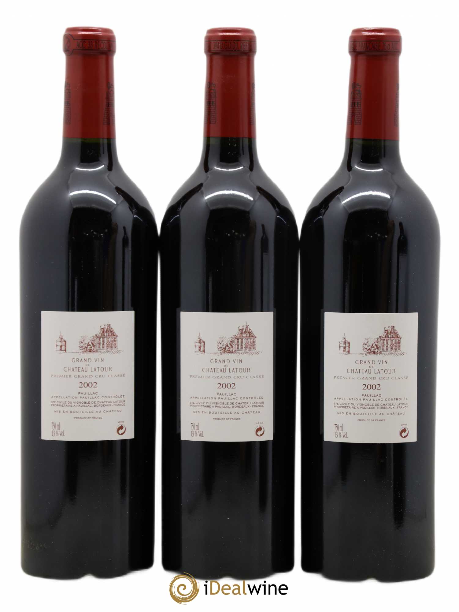 Château Latour 1er Grand Cru Classé 2002 - Lot de 6 bouteilles - 4
