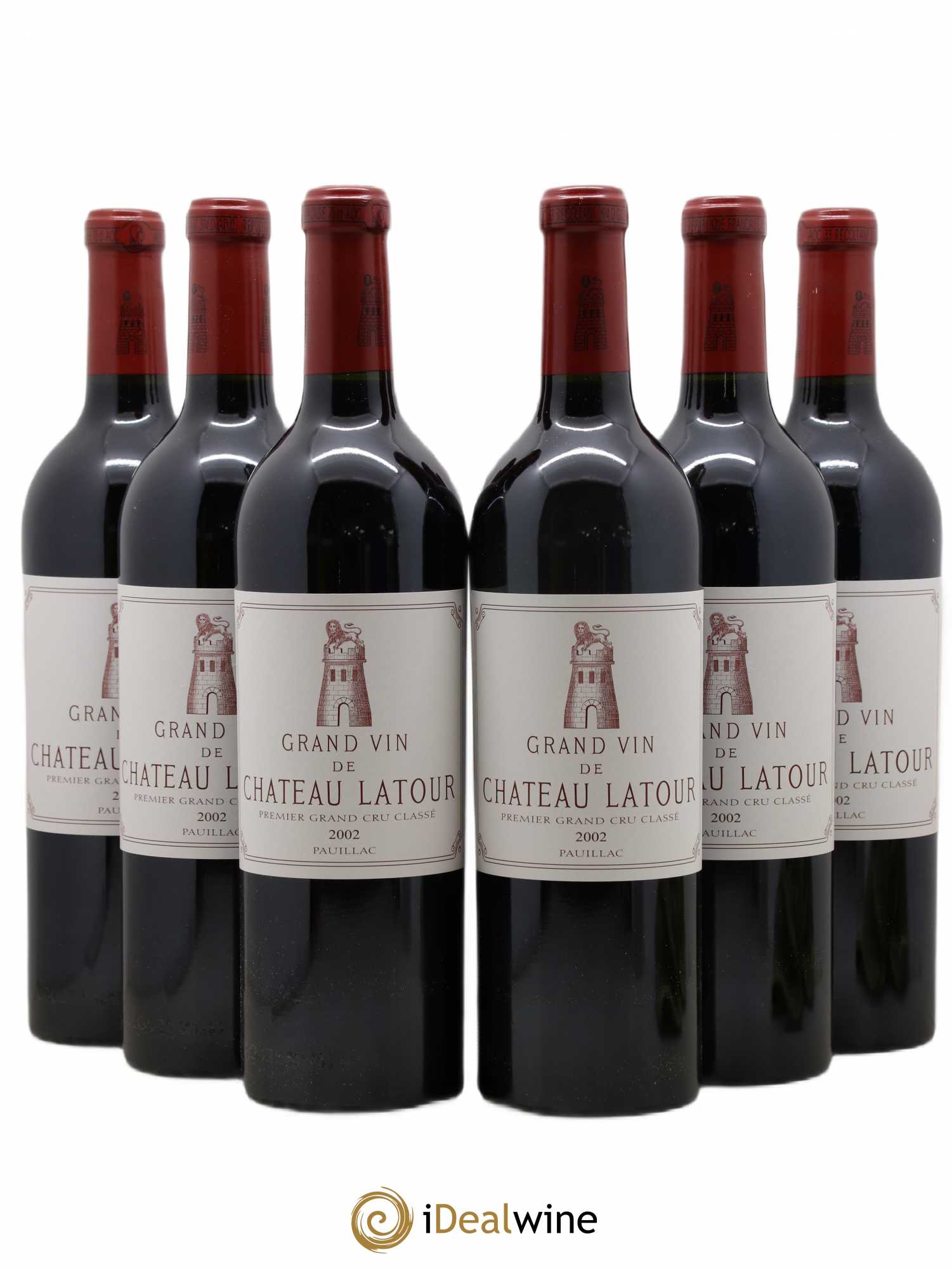 Château Latour 1er Grand Cru Classé 2002 - Lot de 6 bouteilles - 0