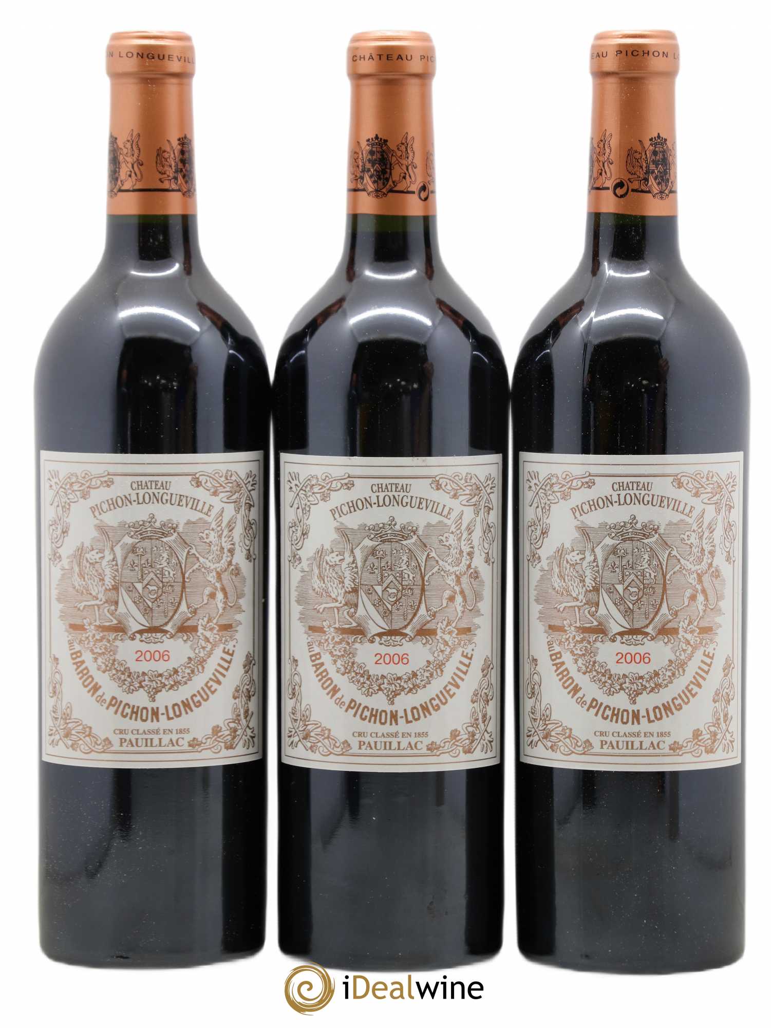 Pichon Longueville Baron 2ème Grand Cru Classé 2006 - Lot de 12 bouteilles - 1