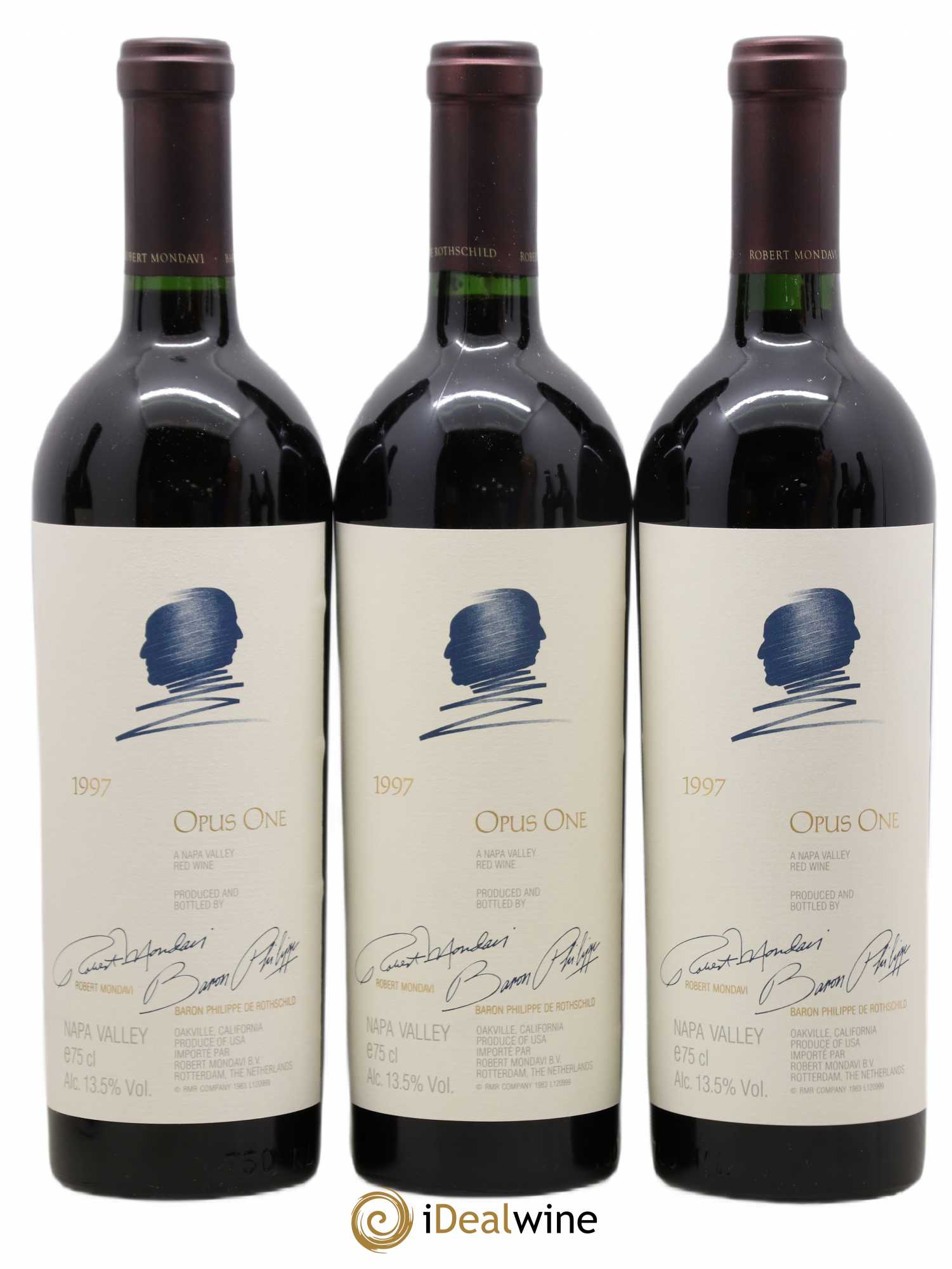 Napa Valley Opus One Robert Mondavi 1997 - Posten von 6 Flaschen - 1