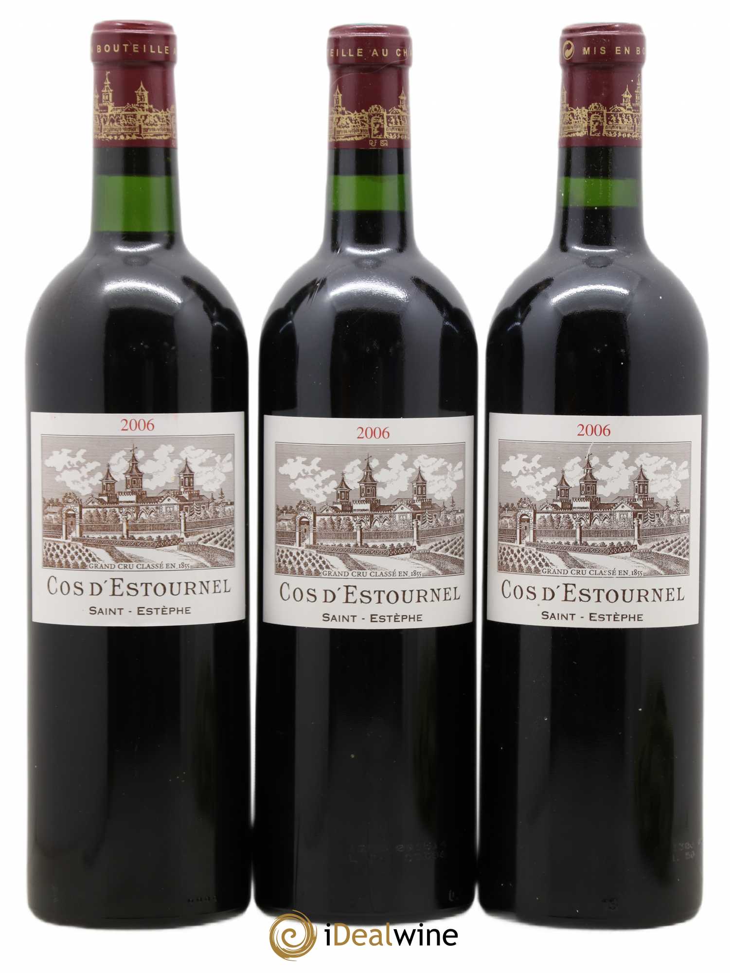 Cos d'Estournel 2ème Grand Cru Classé 2006 - Lot de 3 bouteilles - 0