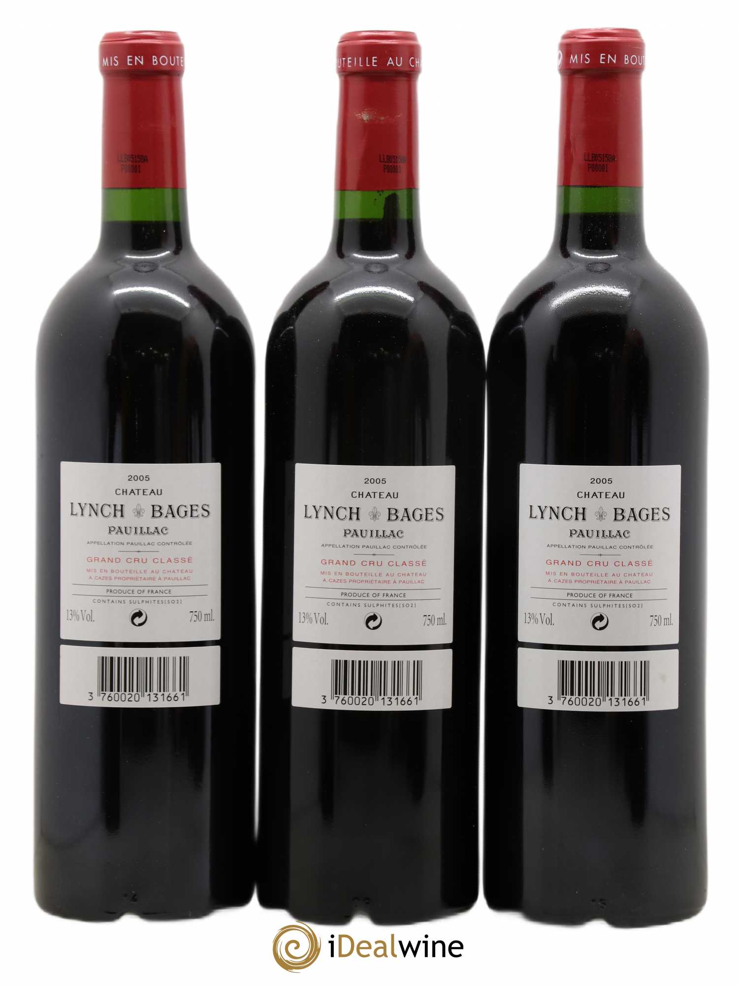 Château Lynch Bages 5ème Grand Cru Classé 2005 - Lot de 6 bouteilles - 2