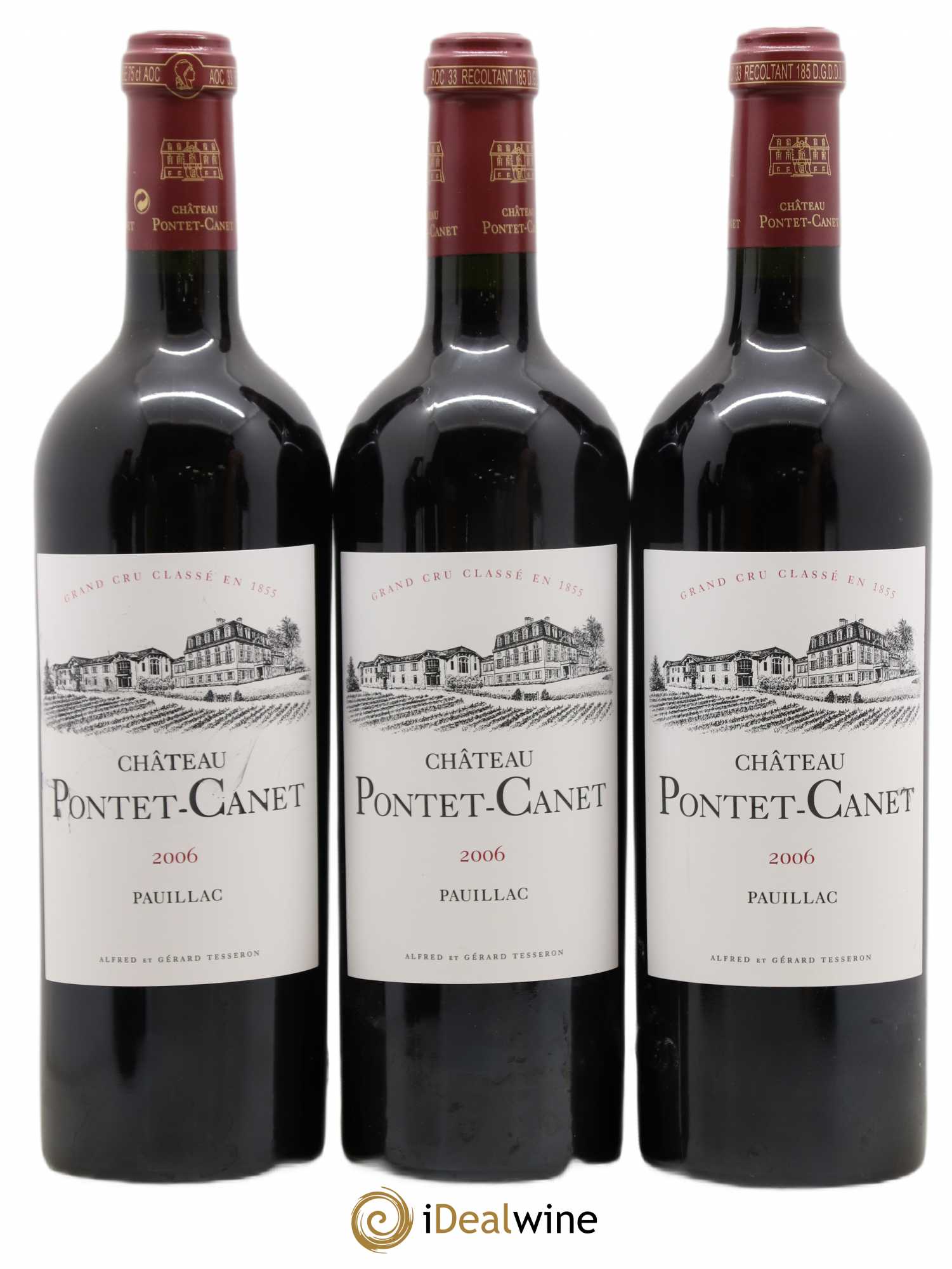 Château Pontet Canet 5ème Grand Cru Classé 2006 - Lot de 6 bouteilles - 2