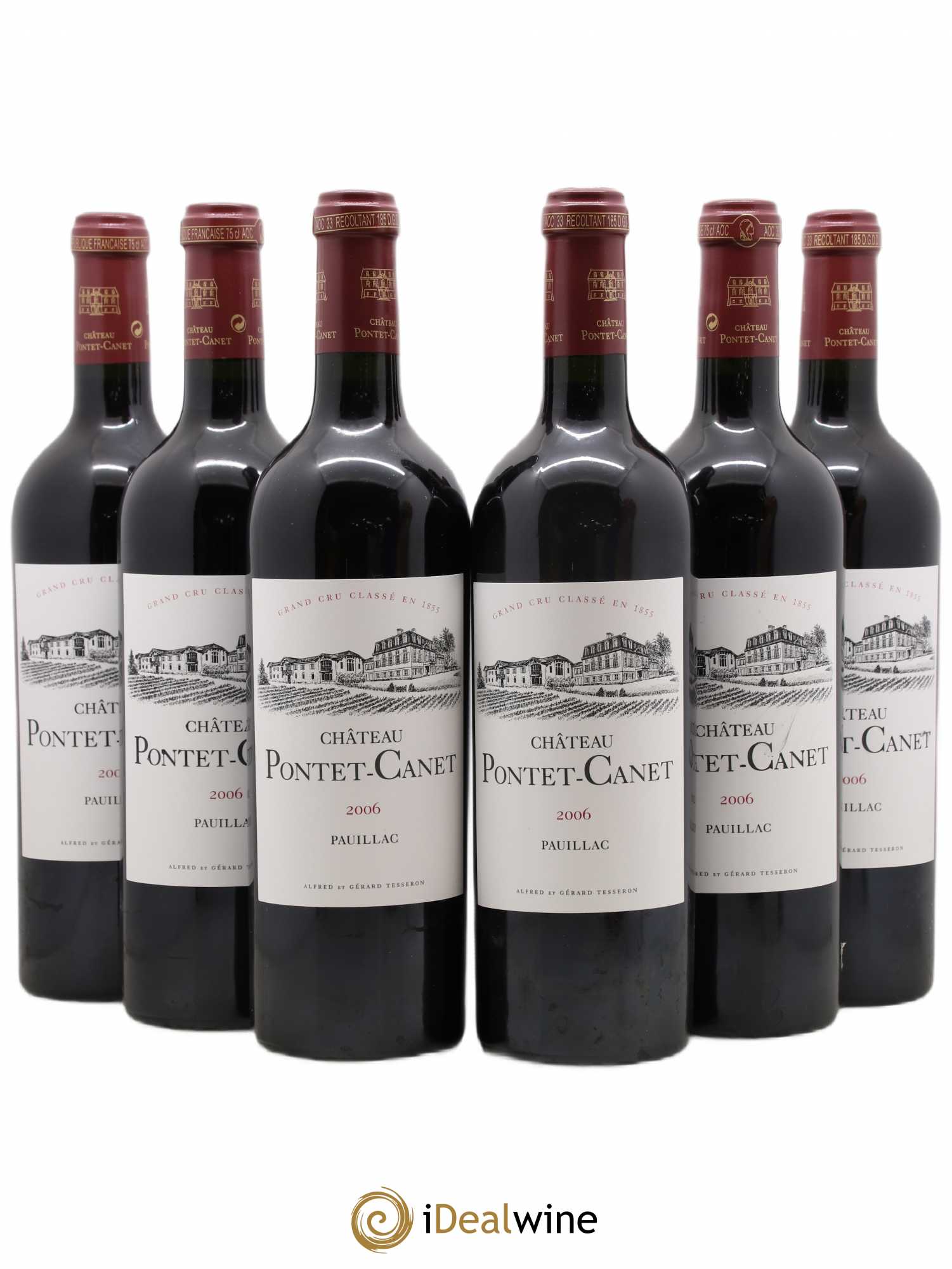 Château Pontet Canet 5ème Grand Cru Classé 2006 - Lot de 6 bouteilles - 0
