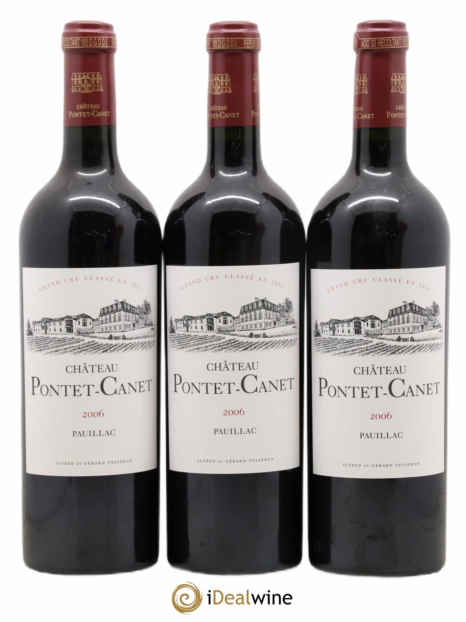 Château Pontet Canet 5ème Grand Cru Classé 2006 - Lot de 6 bouteilles - 2