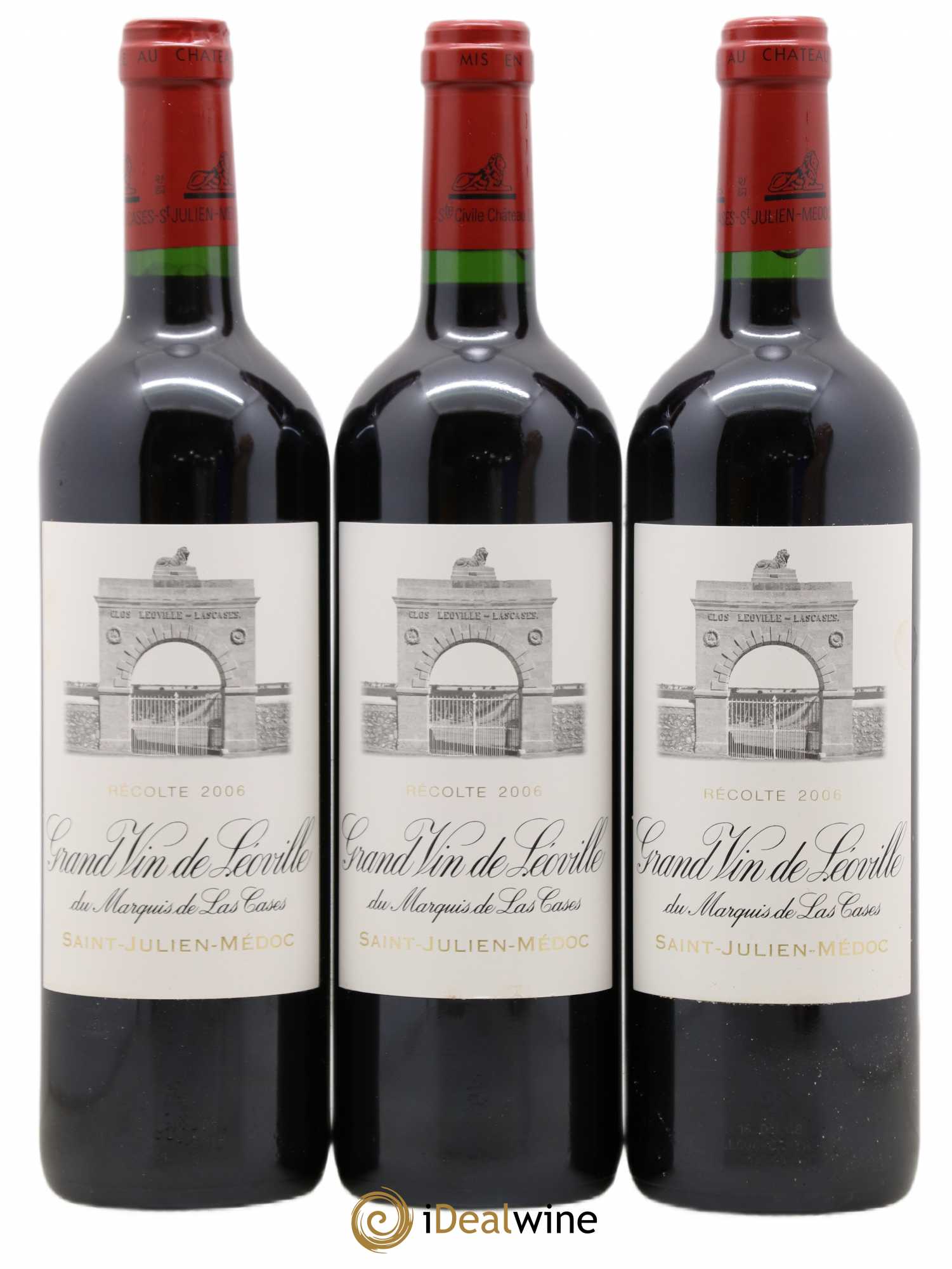 Château Léoville Las Cases 2ème Grand Cru Classé 2006 - Lot de 12 bouteilles - 3
