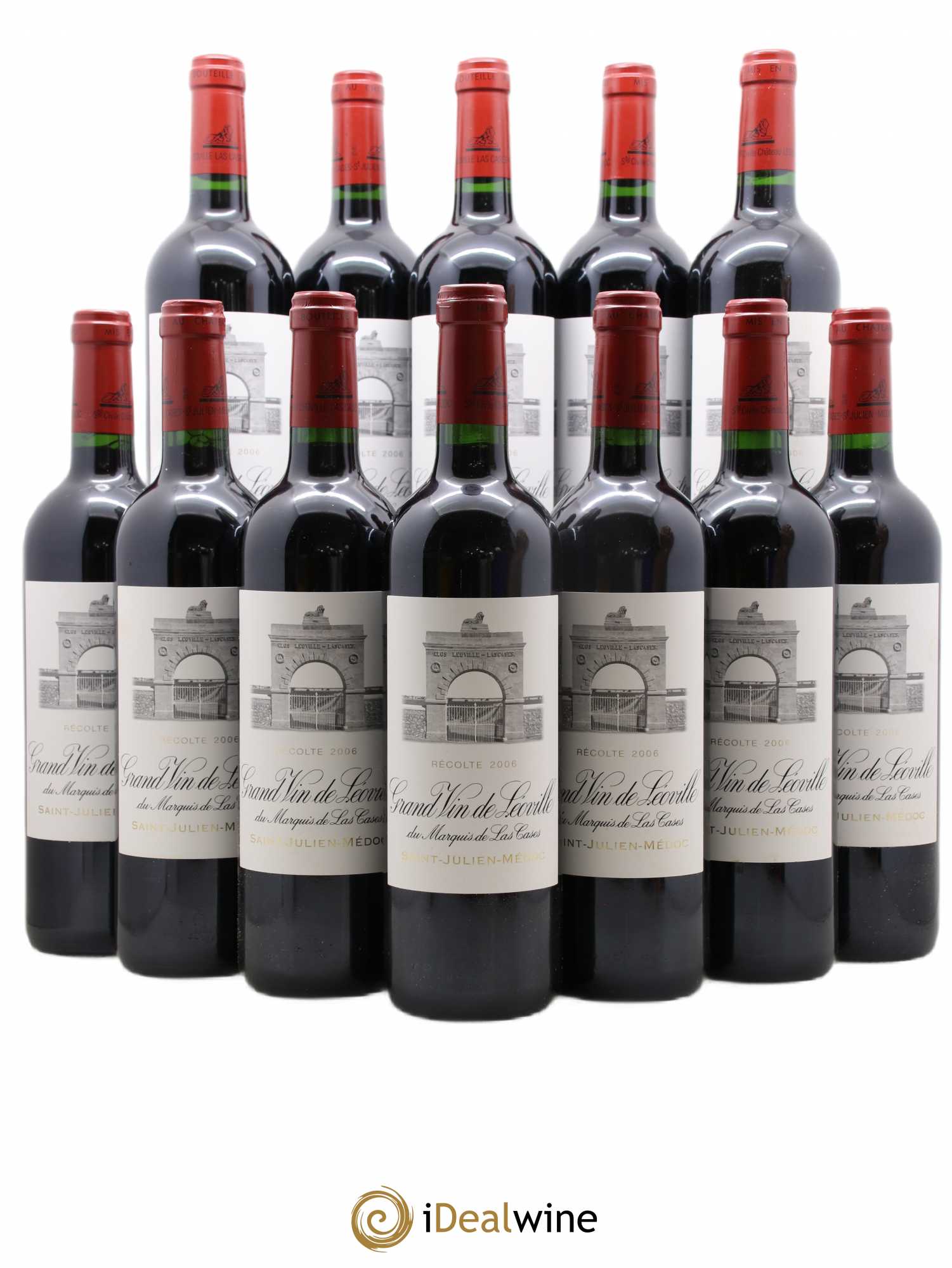Château Léoville Las Cases 2ème Grand Cru Classé 2006 - Lot de 12 bouteilles - 0