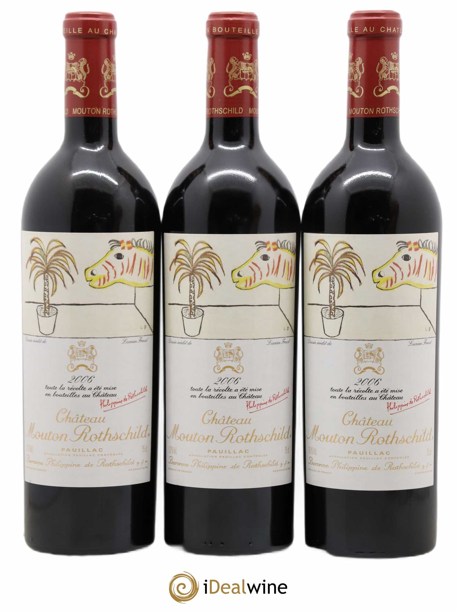 Château Mouton Rothschild 1er Grand Cru Classé 2006 - Lot de 6 bouteilles - 3