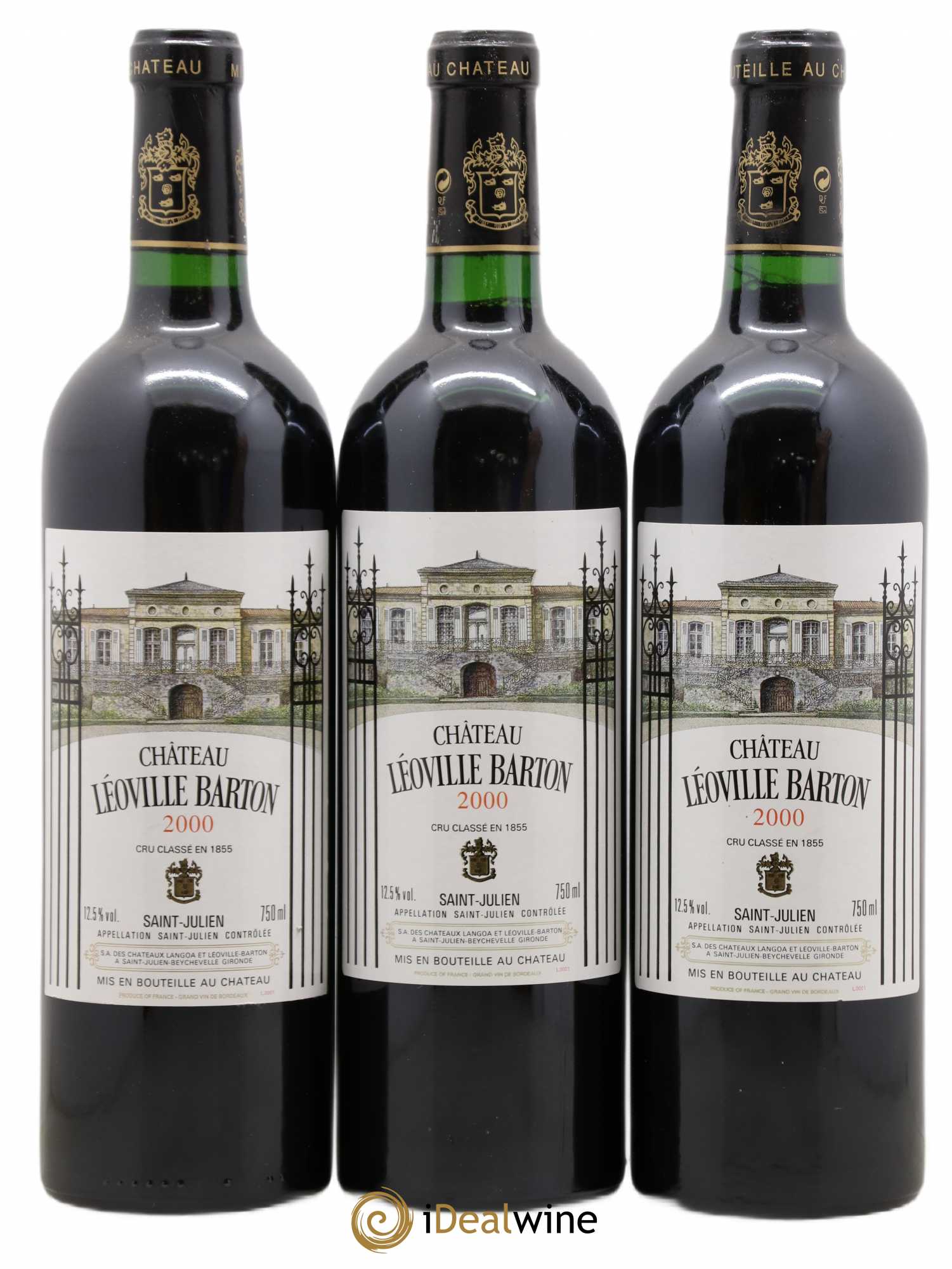 Château Léoville Barton 2ème Grand Cru Classé 2000 - Lot de 12 bouteilles - 2