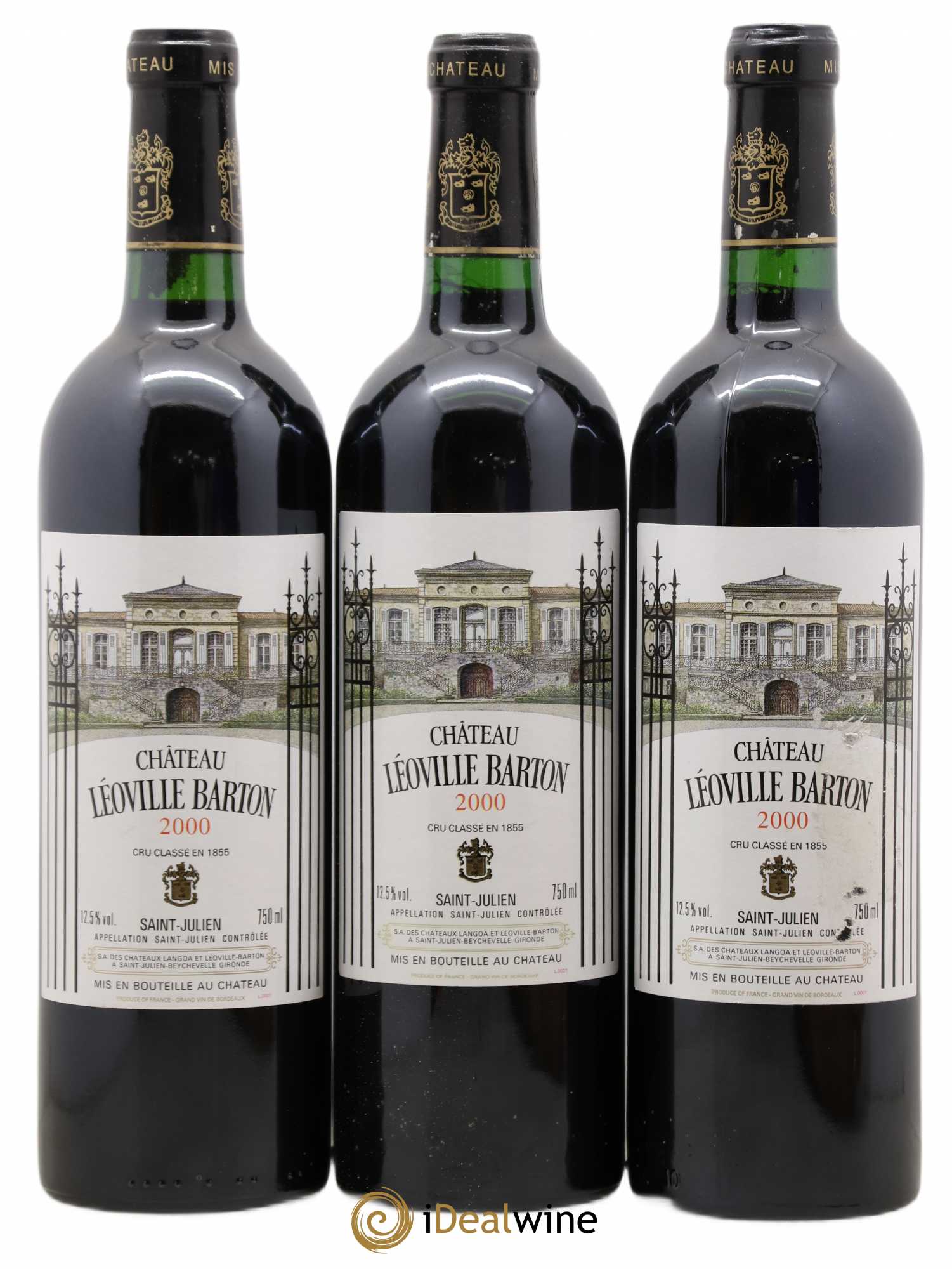 Château Léoville Barton 2ème Grand Cru Classé 2000 - Lot de 12 bouteilles - 3