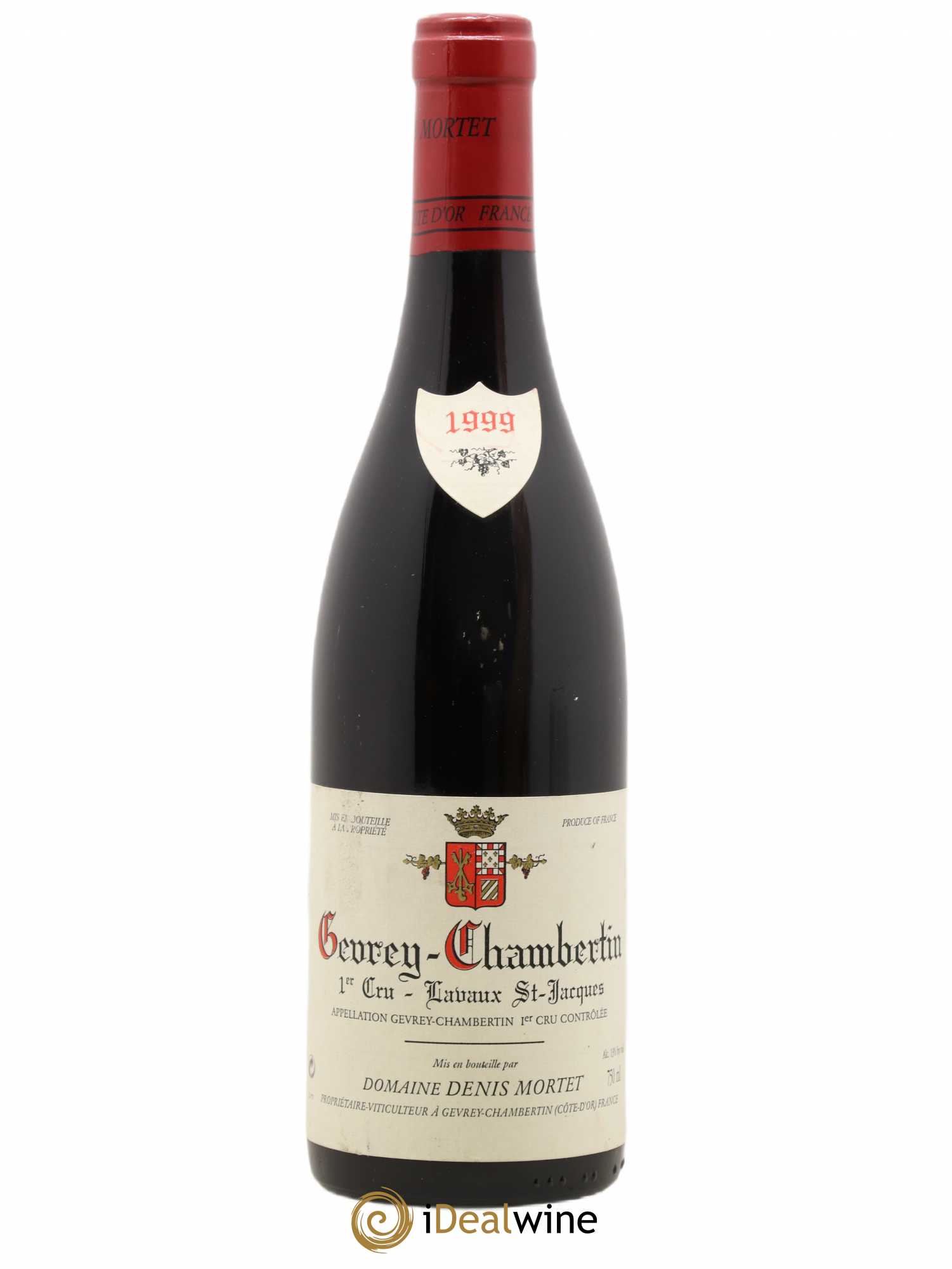 Gevrey-Chambertin 1er Cru Lavaux Saint Jacques Denis Mortet (Domaine) 1999 - Lot de 1 bouteille - 0