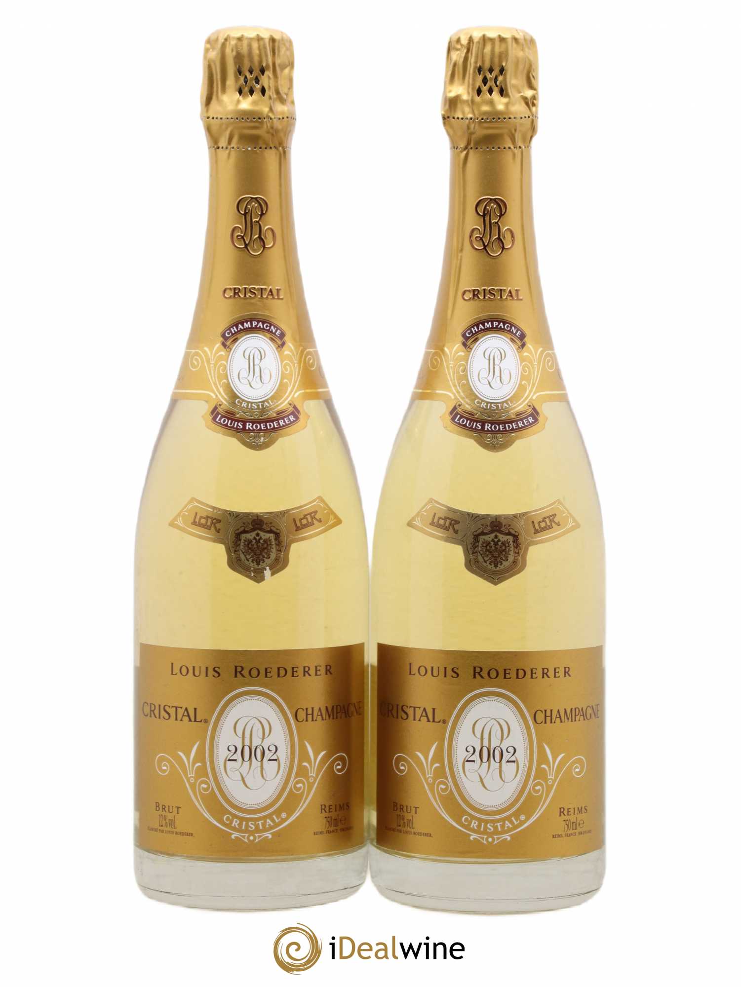Cristal Louis Roederer 2002 - Lot de 2 bouteilles - 0