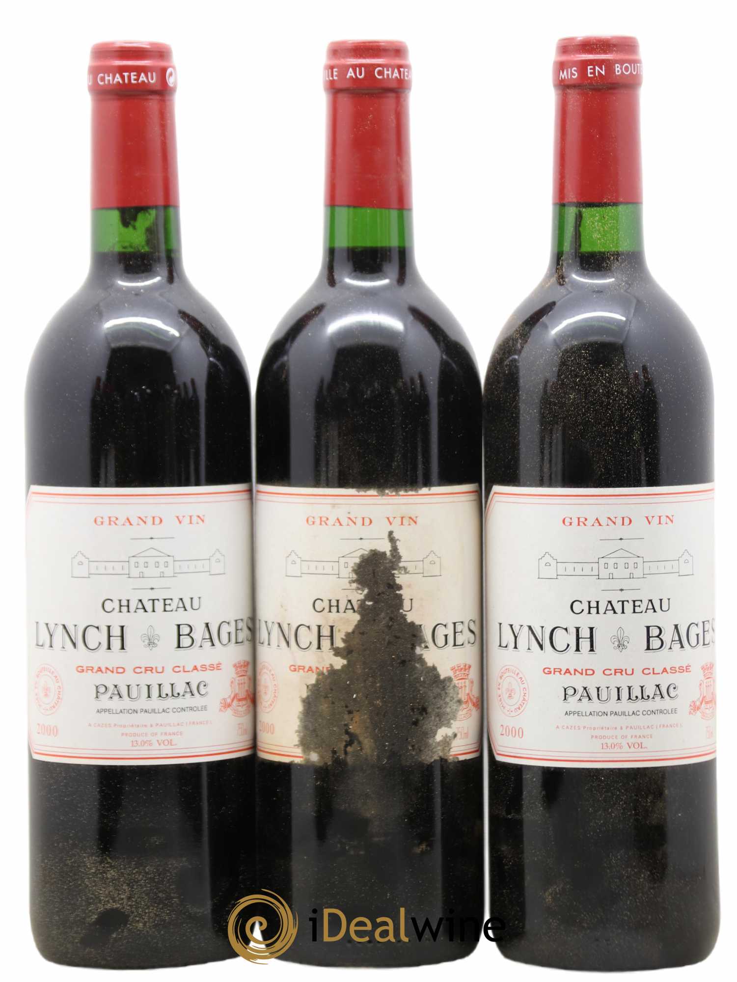 Château Lynch Bages 5ème Grand Cru Classé 2000 - Lot de 12 bouteilles - 1