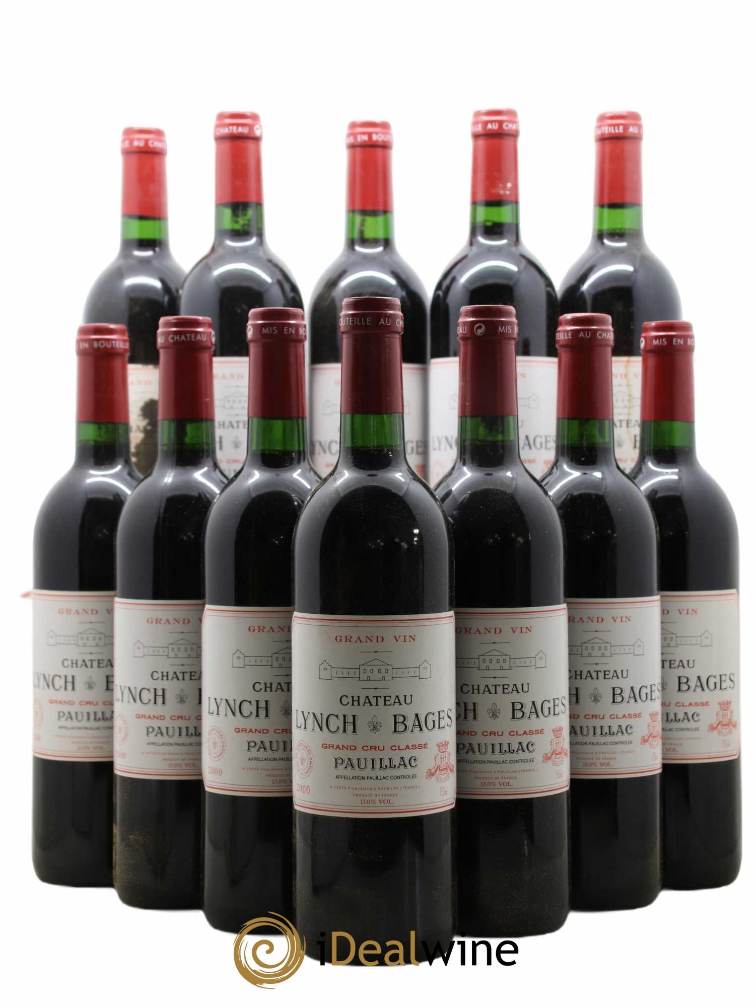 Château Lynch Bages 5ème Grand Cru Classé 2000 - Lot de 12 bouteilles - 0