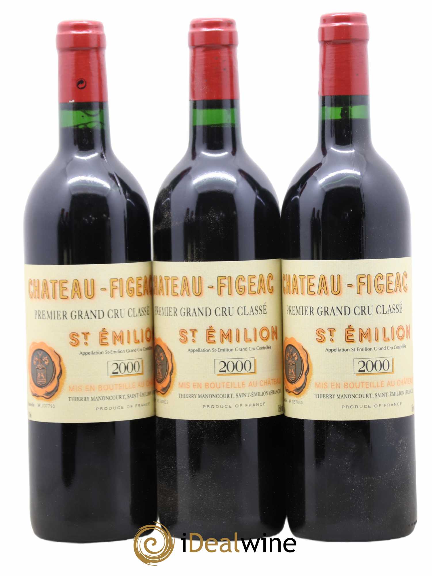 Château Figeac 1er Grand Cru Classé A 2000 - Lot de 12 bouteilles - 2