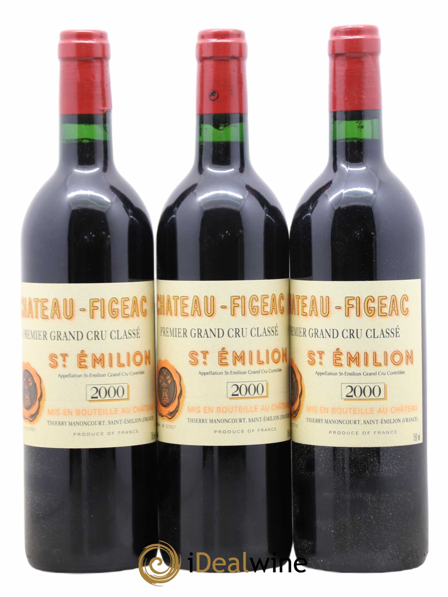 Château Figeac 1er Grand Cru Classé A 2000 - Lot de 12 bouteilles - 3