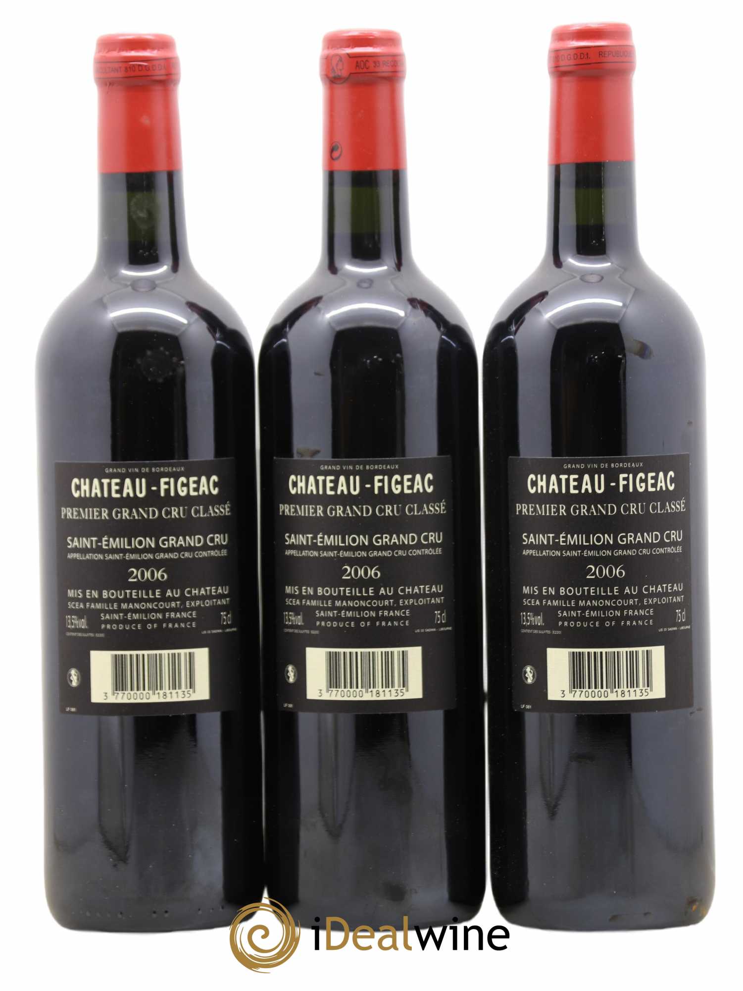 Château Figeac 1er Grand Cru Classé A 2006 - Lot de 6 bouteilles - 2