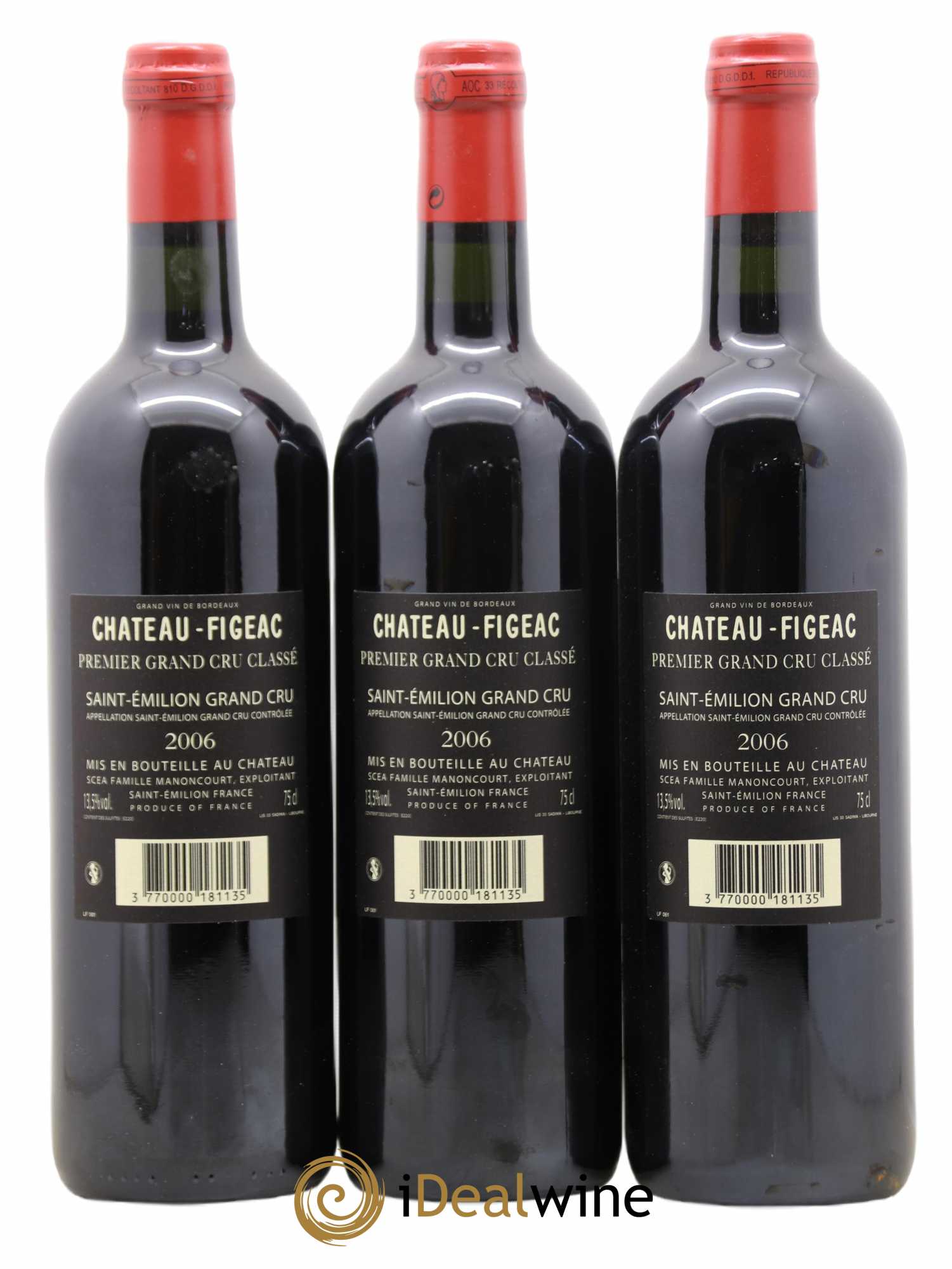 Château Figeac 1er Grand Cru Classé A 2006 - Lot de 6 bouteilles - 4
