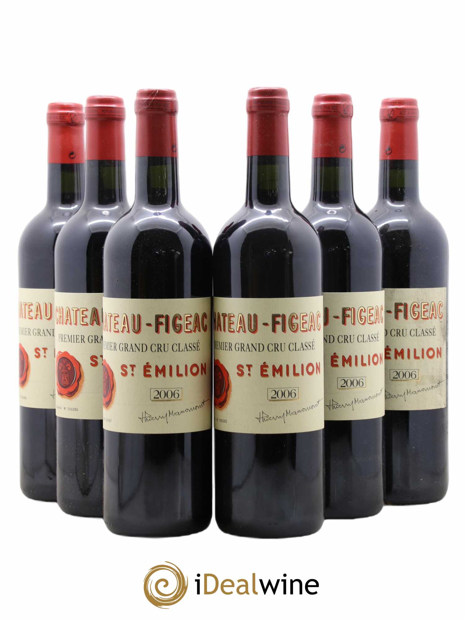 Château Figeac 1er Grand Cru Classé A 2006 - Lot de 6 bouteilles - 0