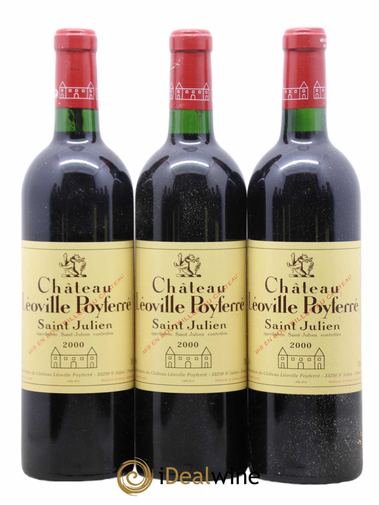 Château Léoville Poyferré 2ème Grand Cru Classé 2000 - Lotto di 12 bottiglie - 1