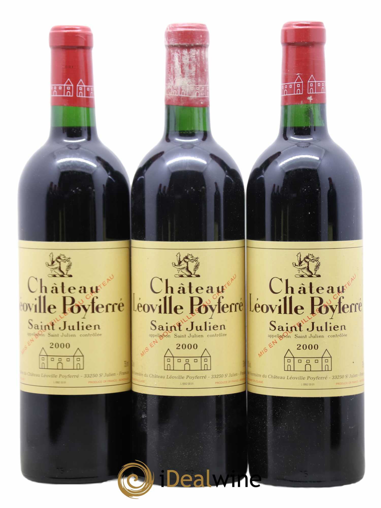 Château Léoville Poyferré 2ème Grand Cru Classé 2000 - Lotto di 12 bottiglie - 2