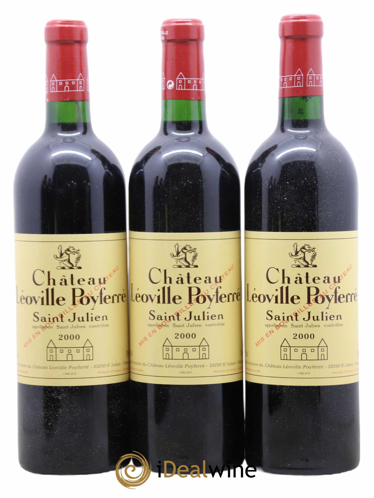 Château Léoville Poyferré 2ème Grand Cru Classé 2000 - Lotto di 12 bottiglie - 3