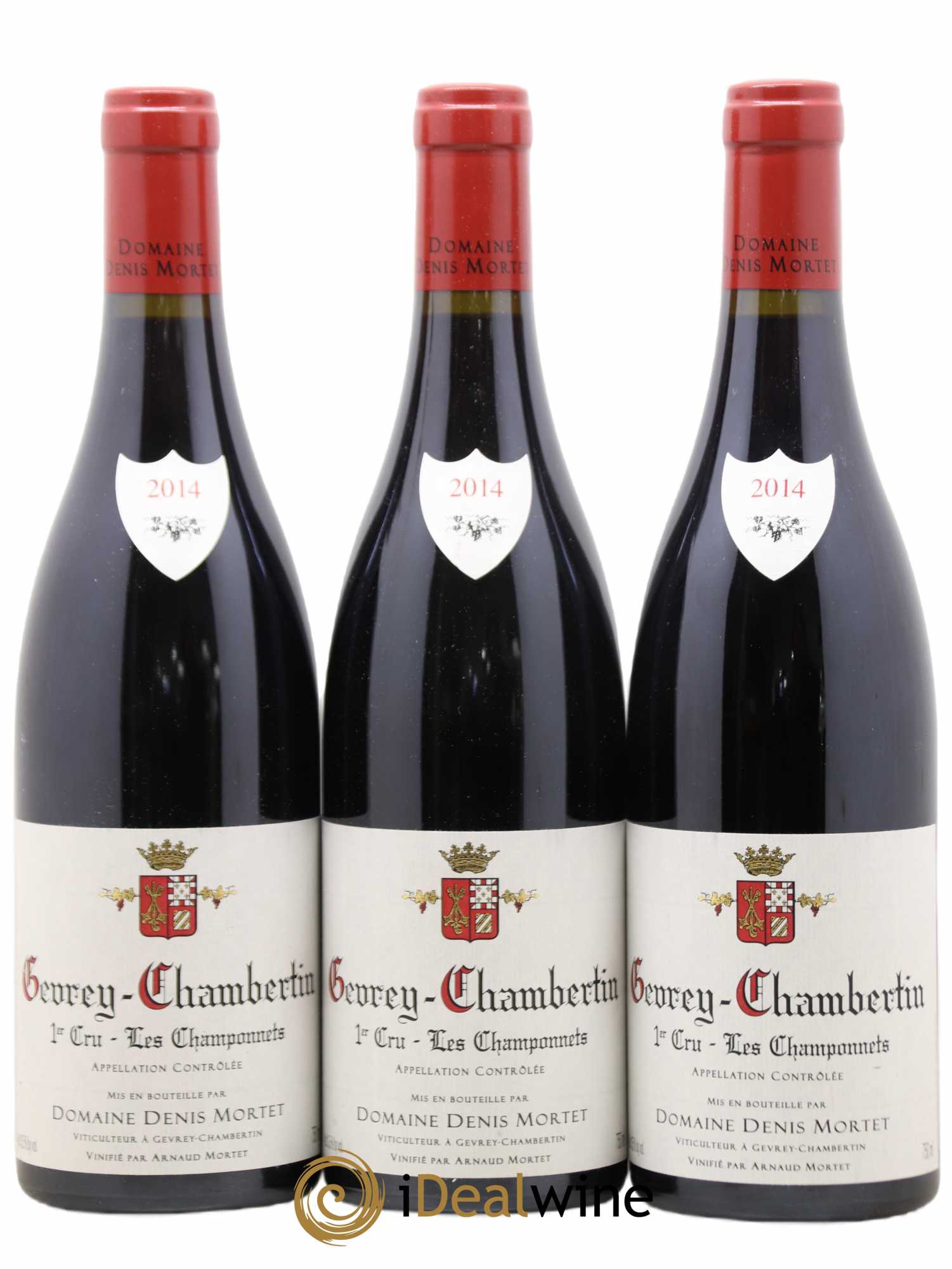 Gevrey-Chambertin 1er Cru Les Champonnets Denis Mortet (Domaine) 2014 - Lot de 3 bouteilles - 0