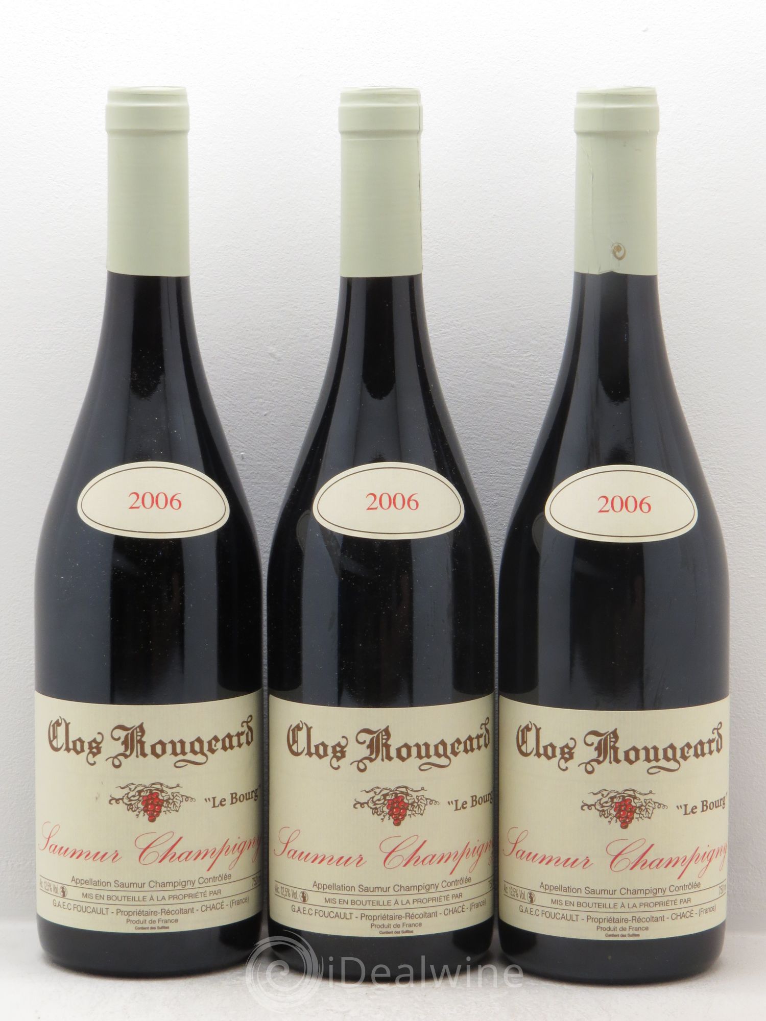 Saumur-Champigny Le Bourg Clos Rougeard 2006 - Lot de 3 bouteilles - 0