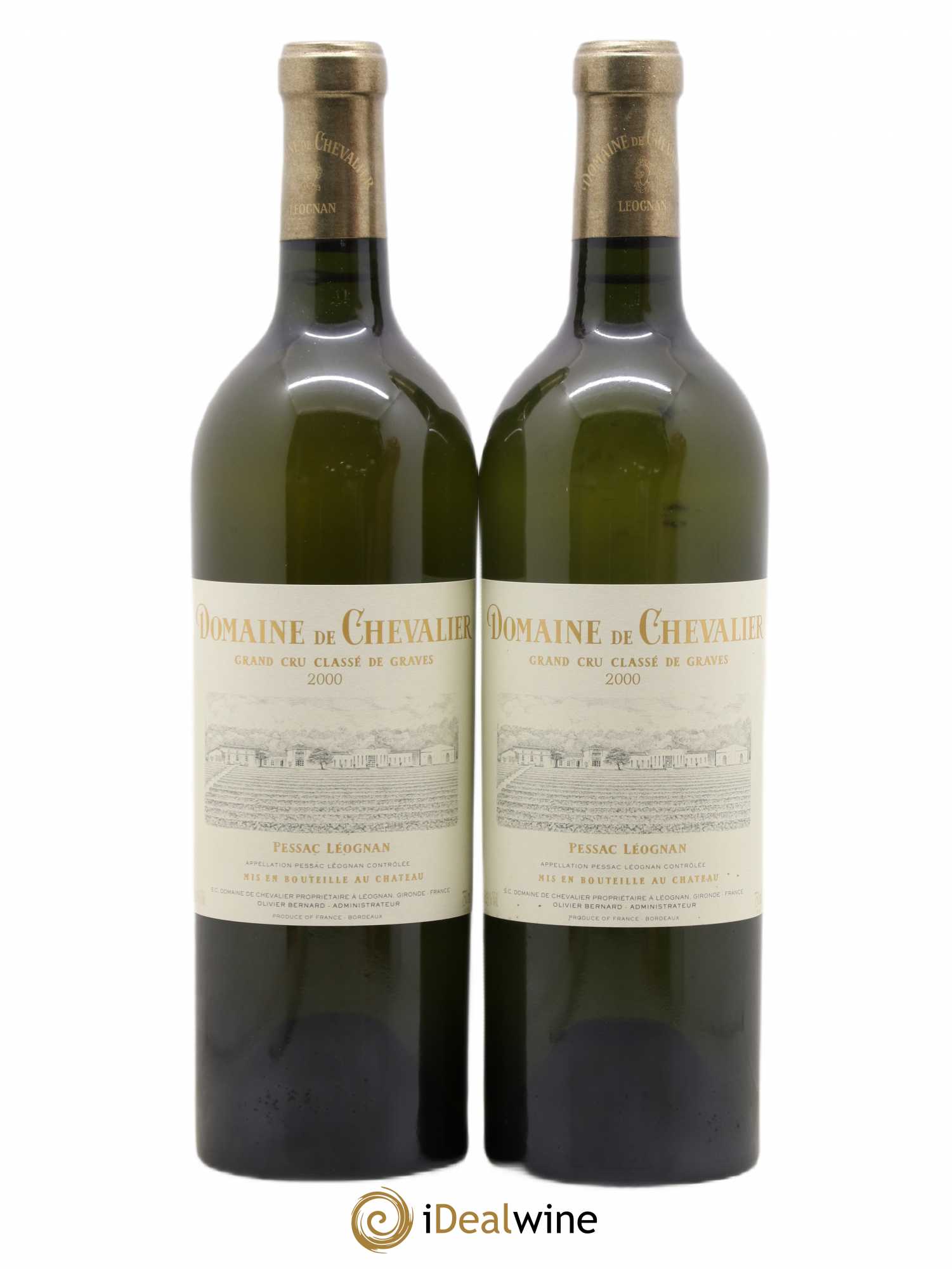 Domaine de Chevalier Cru Classé de Graves 2000 - Lot de 2 bouteilles - 0